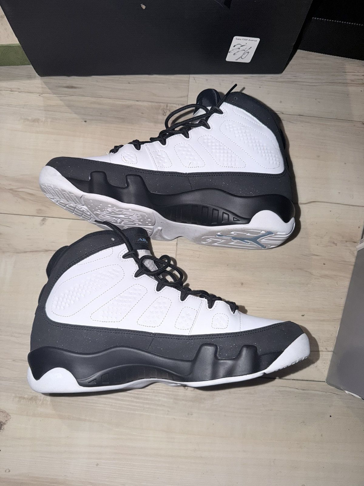 Jordan Brand Jordan Air Jordan 9 university blue Men's Mid Top Sneakers Size US 10 / EU 43 - 2 Thumbnail