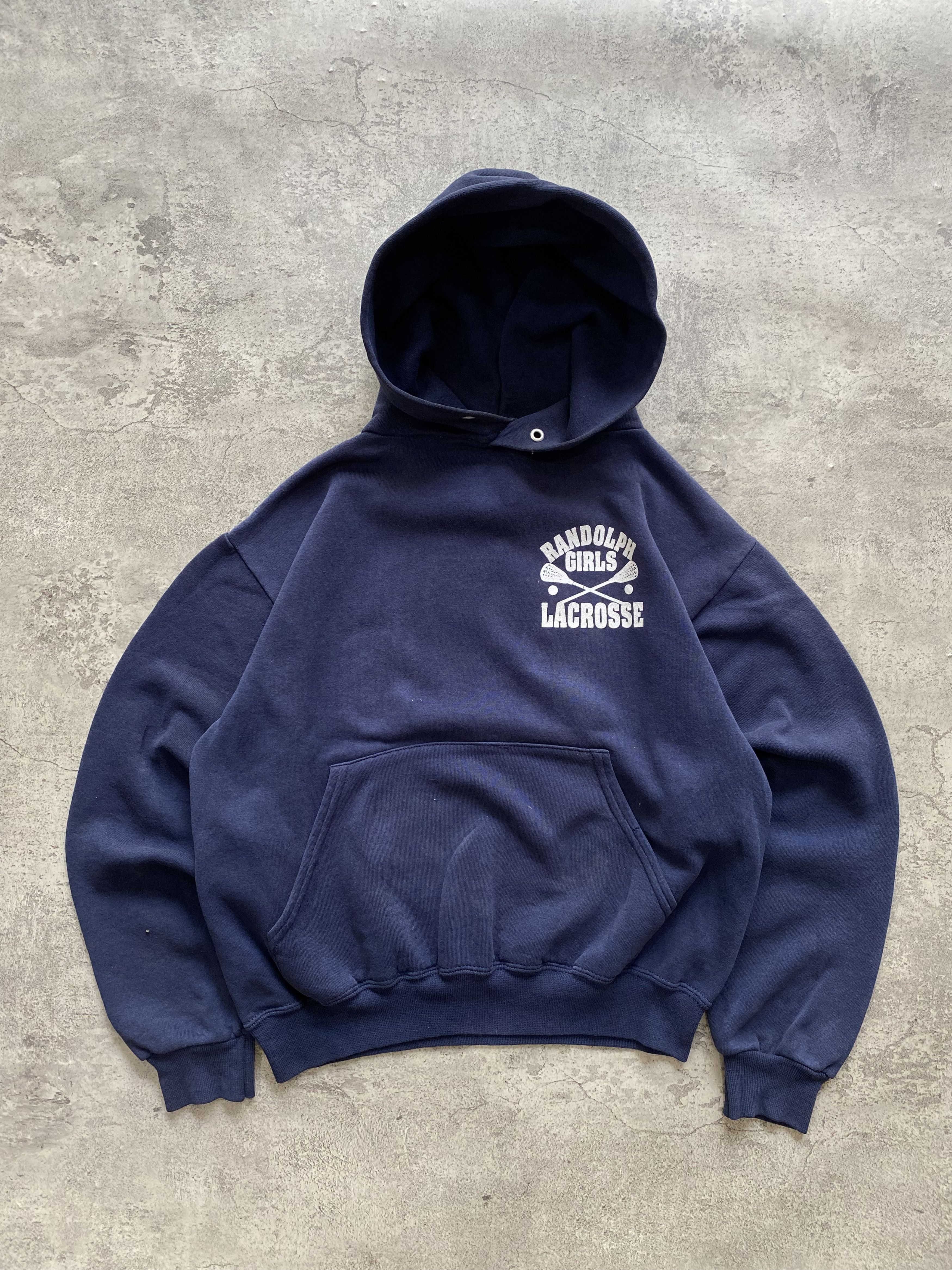 If Six Was Nine × Japanese Brand × Le Grande Bleu (L.G.B.) 2000s Jezers boxyfit navy hoodie Size US S / EU 44-46 / 1 - 1 Thumbnail