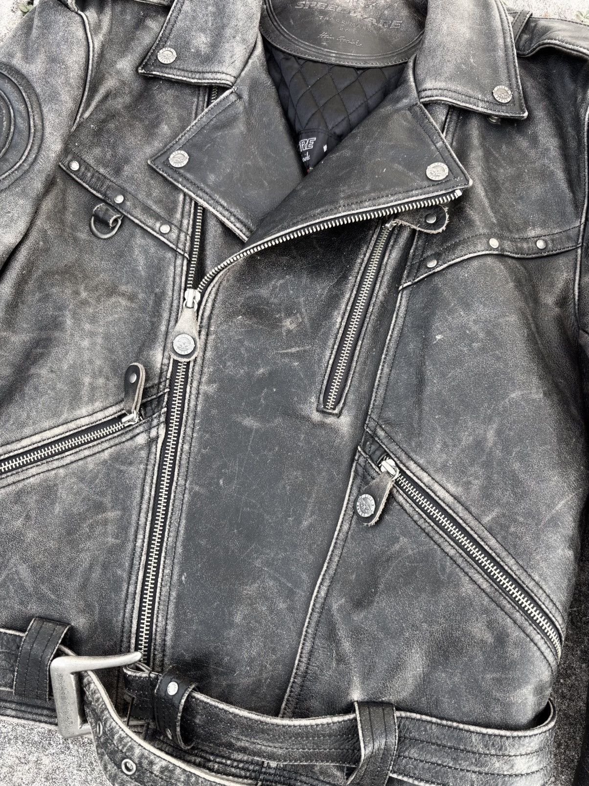 Guns N' Roses Guns N Roses x Hein Gericke 1994 Tour leather biker jacket Size US L / EU 52-54 / 3 - 6 Thumbnail