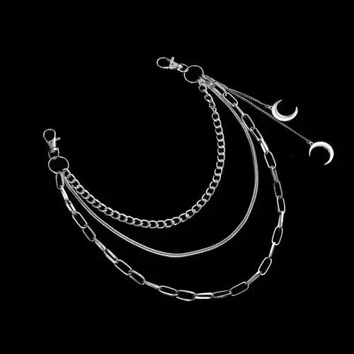 Handmade Unisex Moon Pendant KeyChain Size ONE SIZE - 2 Thumbnail