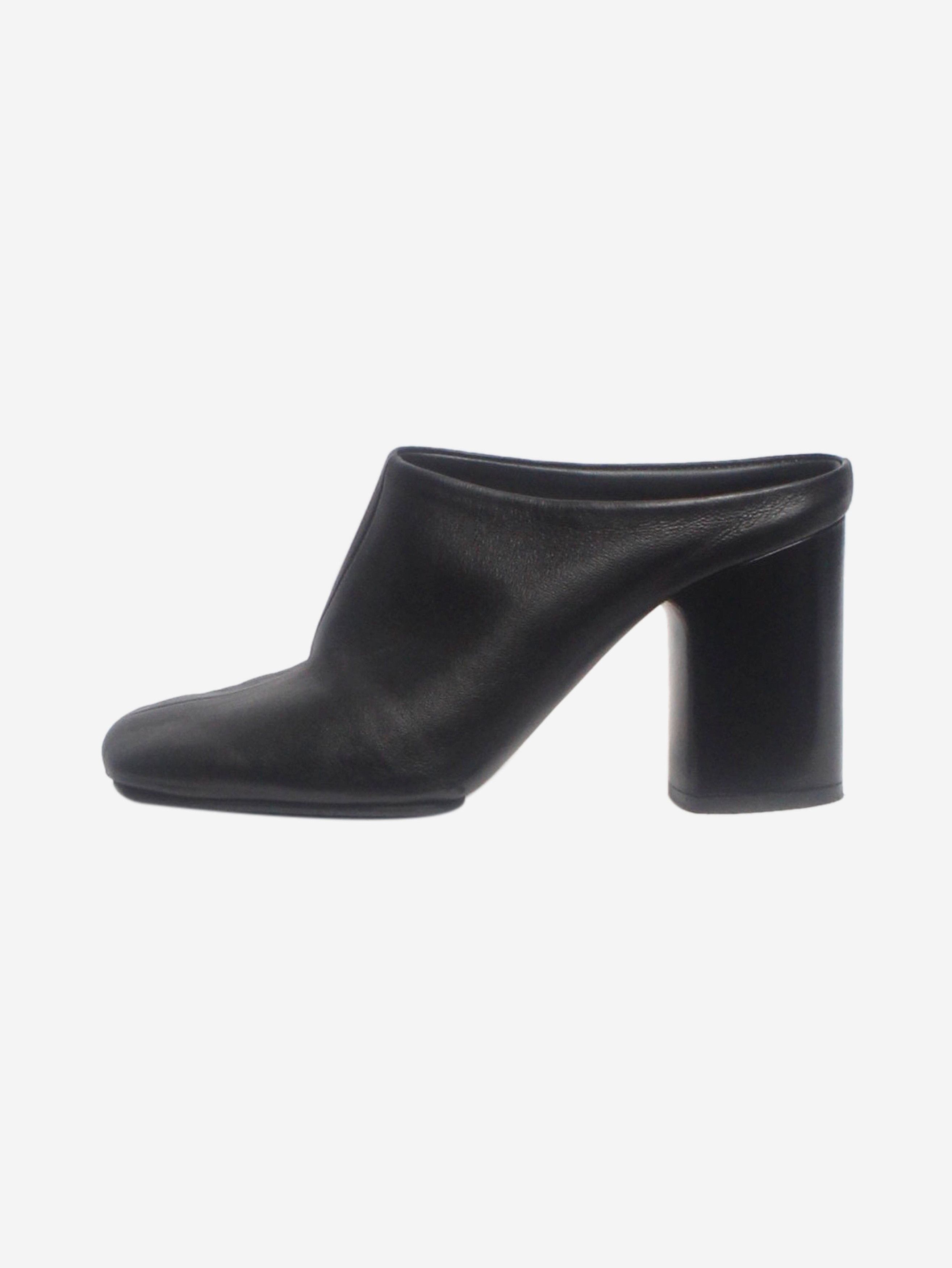 Acne Studios Black leather mules - EU 38 Size US 7.5 / IT 37.5 - 1 Thumbnail