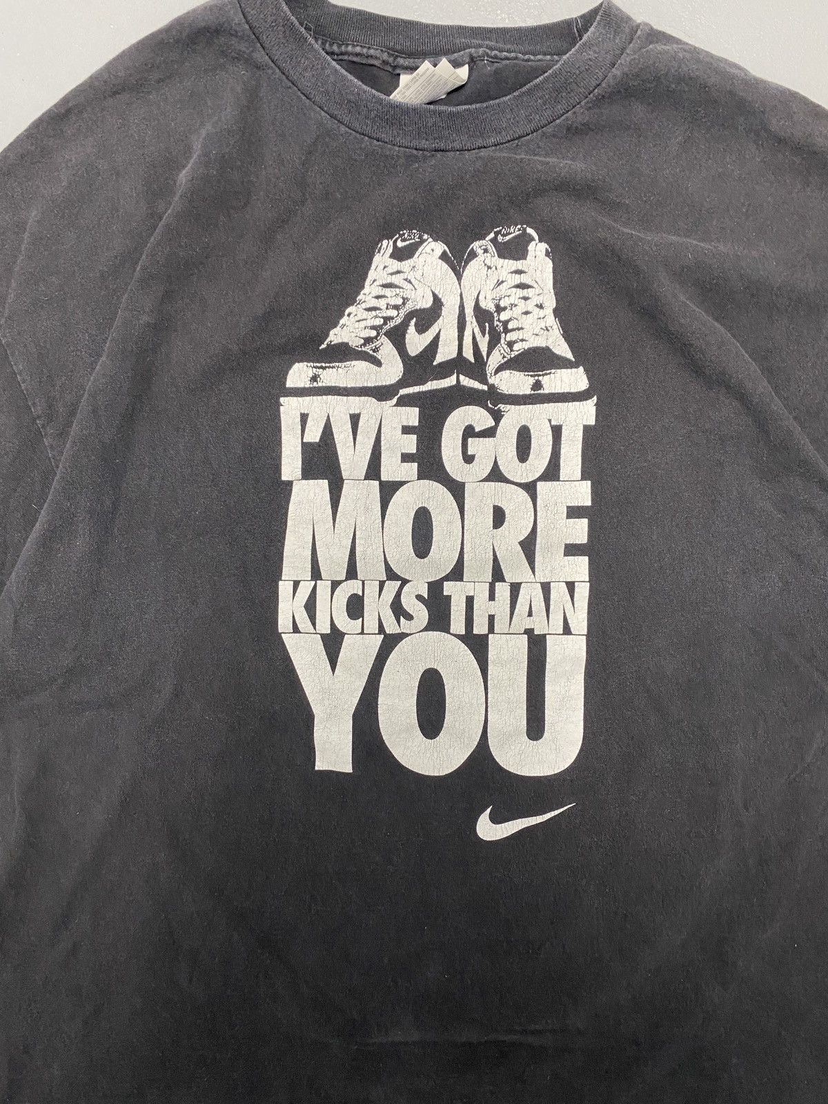 Nike × Vintage Y2K Nike I’ve got more kicks than you Size US XL / EU 56 / 4 - 2 Thumbnail