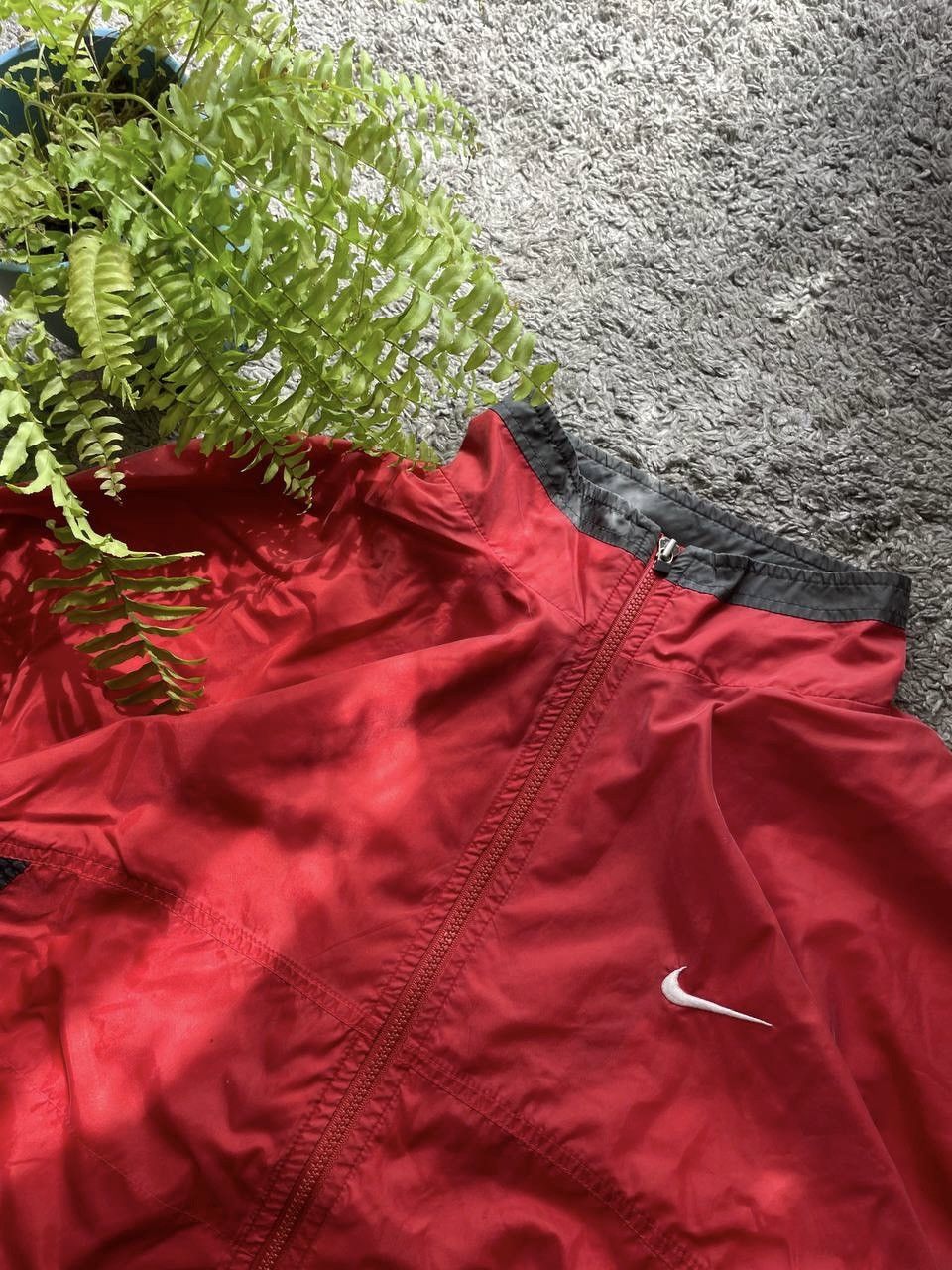 Nike × Vintage 90s Nike Vintage Light Jackets Streetwear Big Logo Swoosh Size US XL / EU 56 / 4 - 13 Thumbnail