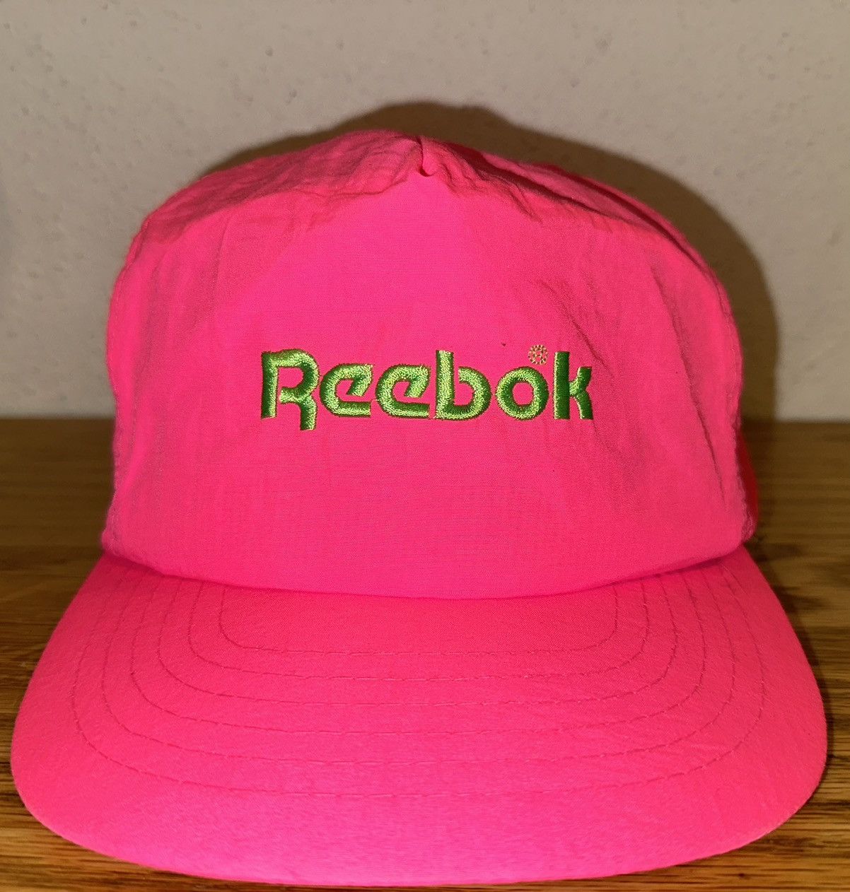 Reebok Vintage Reebok Neon Pink Hat Size ONE SIZE - 2 Thumbnail