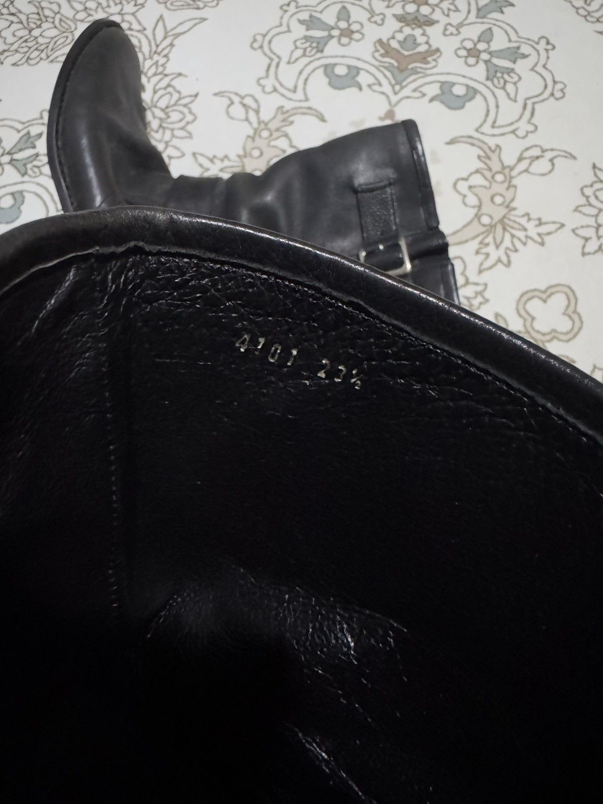 Issey Miyake × Tsumori Chisato Black Leather Buckle Midcut Tsumori Chisato Walk Boots Size US 5 / EU 37 - 7 Thumbnail