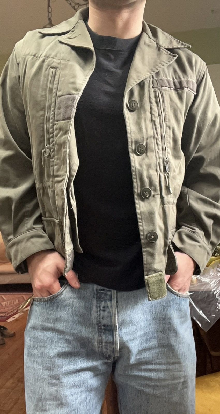 Japanese Brand Vintage French workwear military jacket cropped moleskin Size US M / EU 48-50 / 2 - 19 Thumbnail