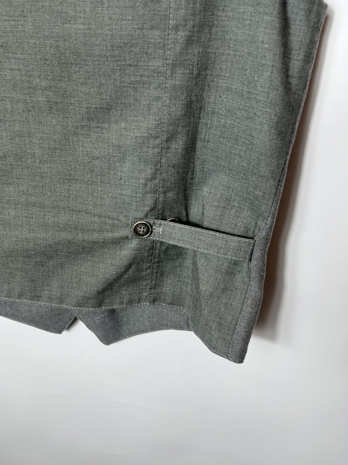 Eleventy Vintage luxury Eleventy Button up Sleeveless Gray Vest Size US M / EU 48-50 / 2 - 10 Thumbnail