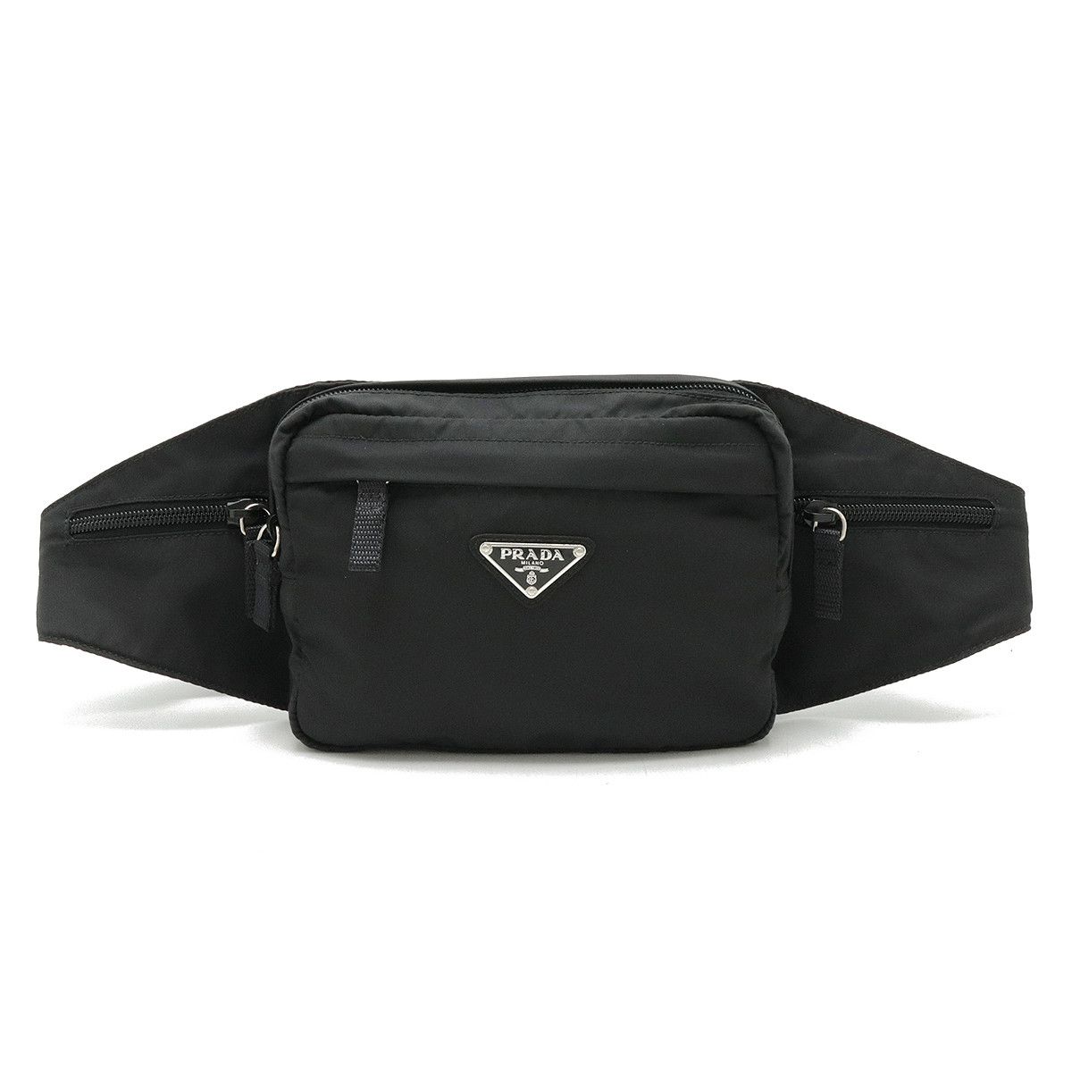 Prada Prada Prada Nylon Waist Bag V210 Canvas Belt Bag V210 in Good Condition Size ONE SIZE - 1 Thumbnail