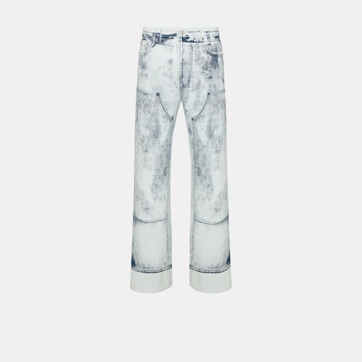 Dior o1bcso1str0326 Capenter-Effect Heritage Jeans in Blue Size US 30 / EU 46 - 1 Thumbnail