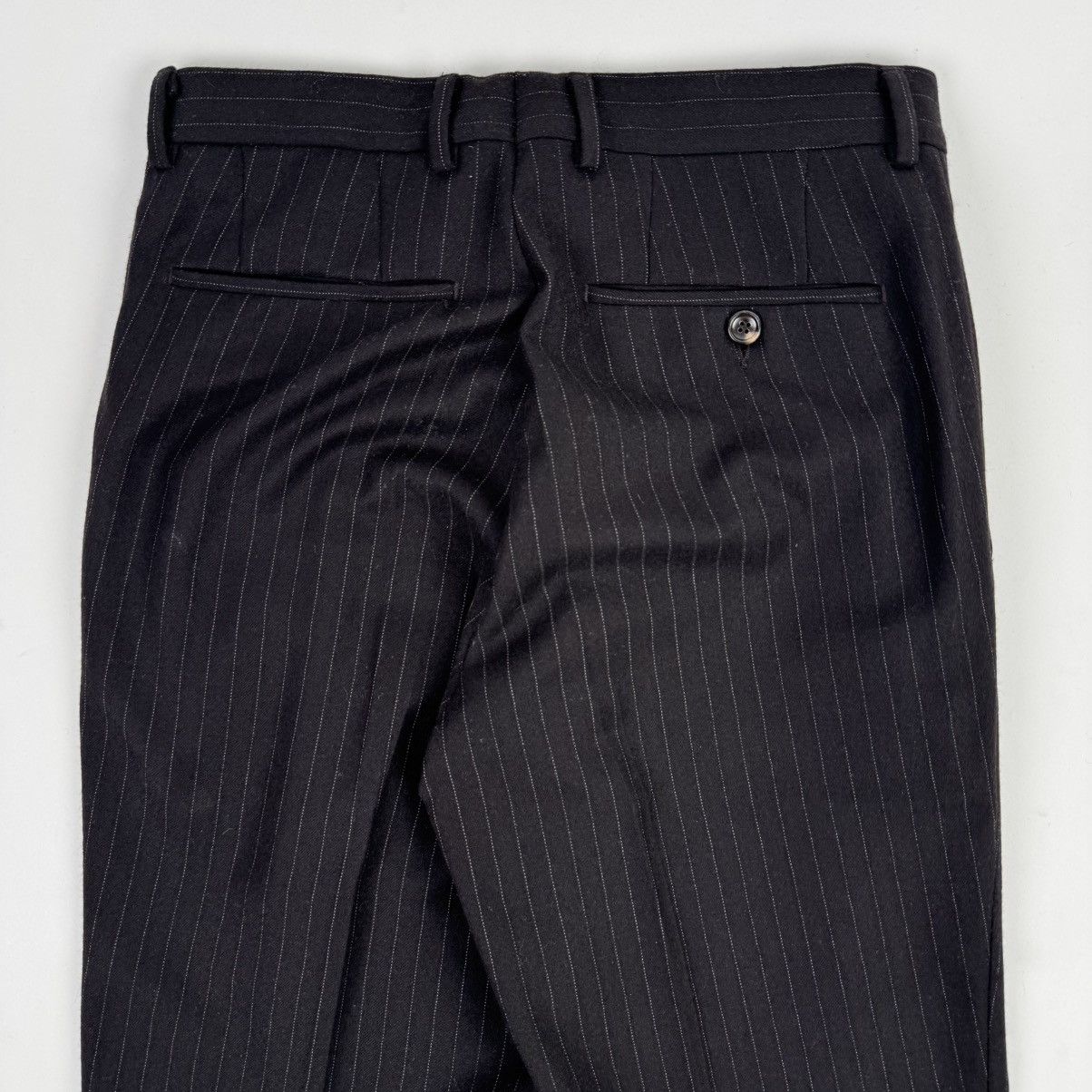Gucci Gucci Tom Ford 1990’s Pinstripe Straight Suit Trousers Size US 30 / EU 46 - 6 Thumbnail