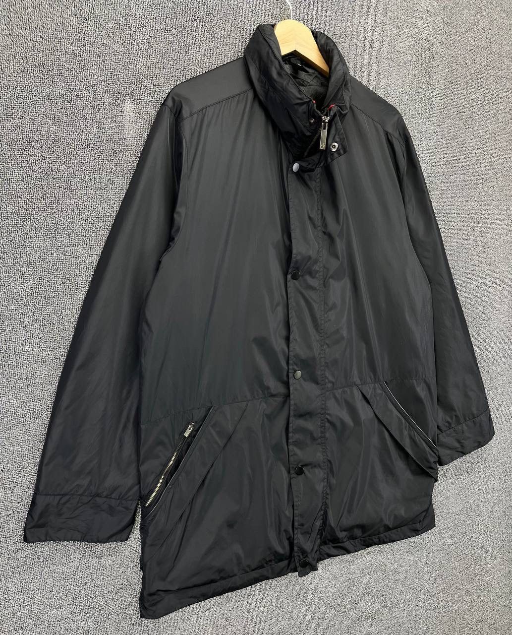 Calvin Klein Vintage Calvin Klein Black Zip Up Luxury Long Jacket Size US L / EU 52-54 / 3 - 2 Thumbnail