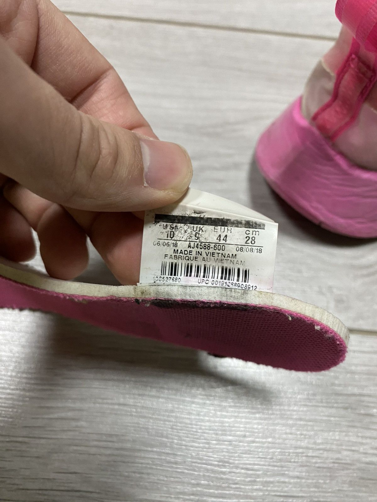 Nike × Off-White Nike Zoom Fly Off-White Pink Foam Size US 10.5 / EU 43-44 - 12 Thumbnail