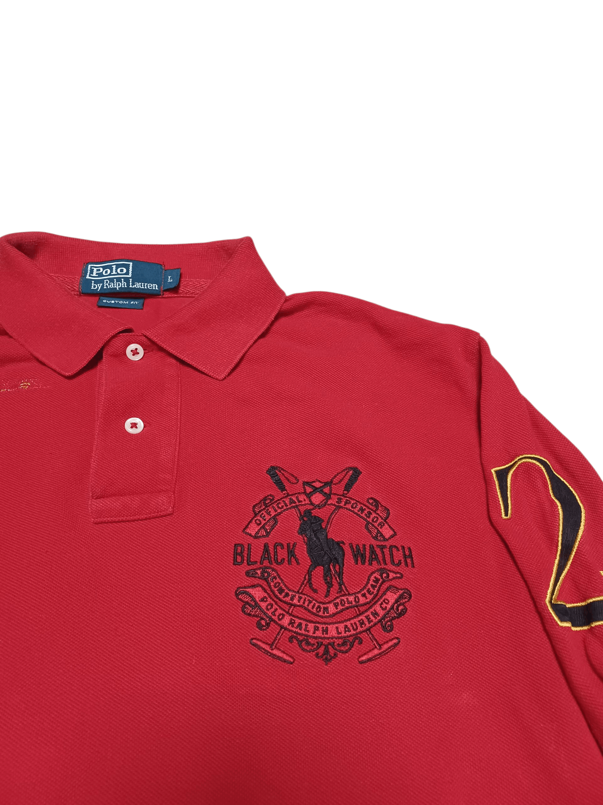 Polo Ralph Lauren POLO RALPH LAUREN BLACKWATCH LUXURY VINTAGE RUGBY SHIRT Size US L / EU 52-54 / 3 - 2 Thumbnail