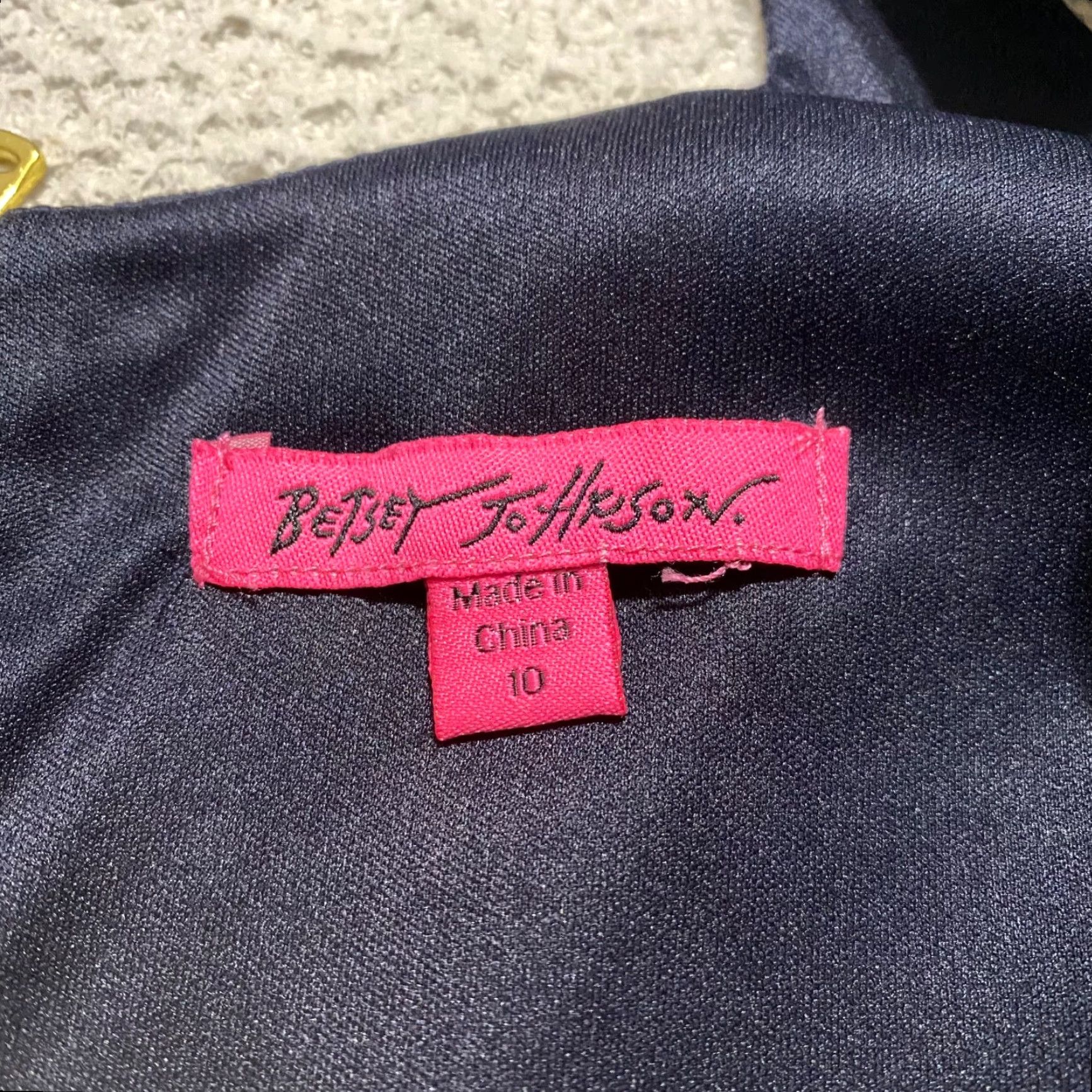 Betsey Johnson Betsey Johnson Dress Navy Blue Sleeveless Fit & Flare Size 10 Casual Party/Cocktail Women Size L / US 10 / IT 46 - 3 Thumbnail
