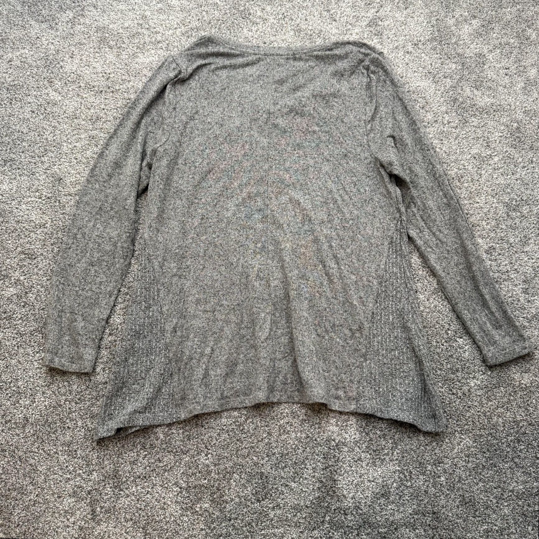 Vintage Lane Bryant Sweater Womens 14/16 Gray Long Sleeve Soft Lightweight Pullover Top Size XL / US 12-14 / IT 48-50 - 6 Thumbnail