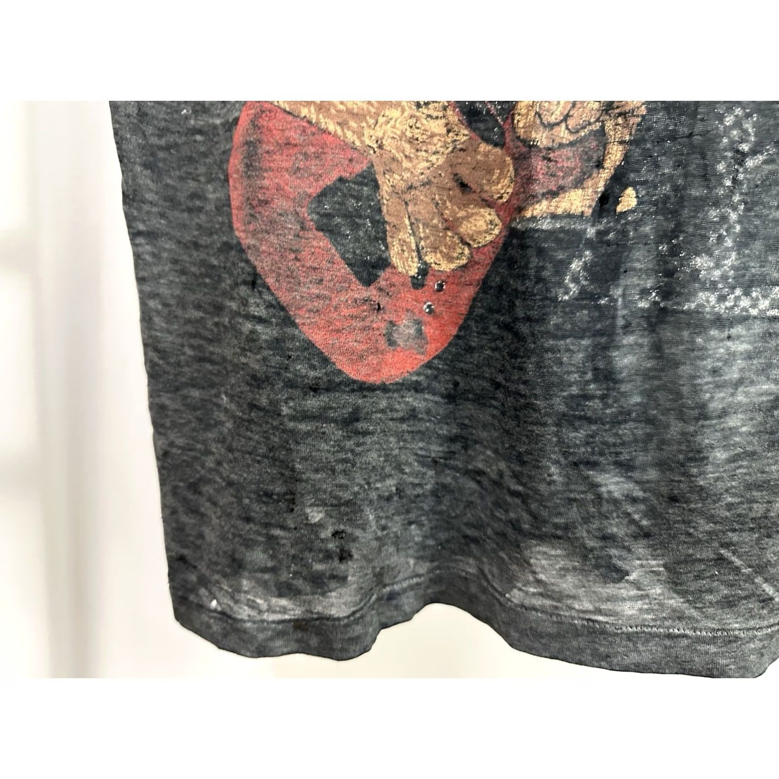 Vintage VTG 80s Alf Guitar Super Paper Thin Thrashed Distressed Worn Faded T-Shirt M Nike Shirt Black Mens Size US M / EU 48-50 / 2 - 6 Thumbnail