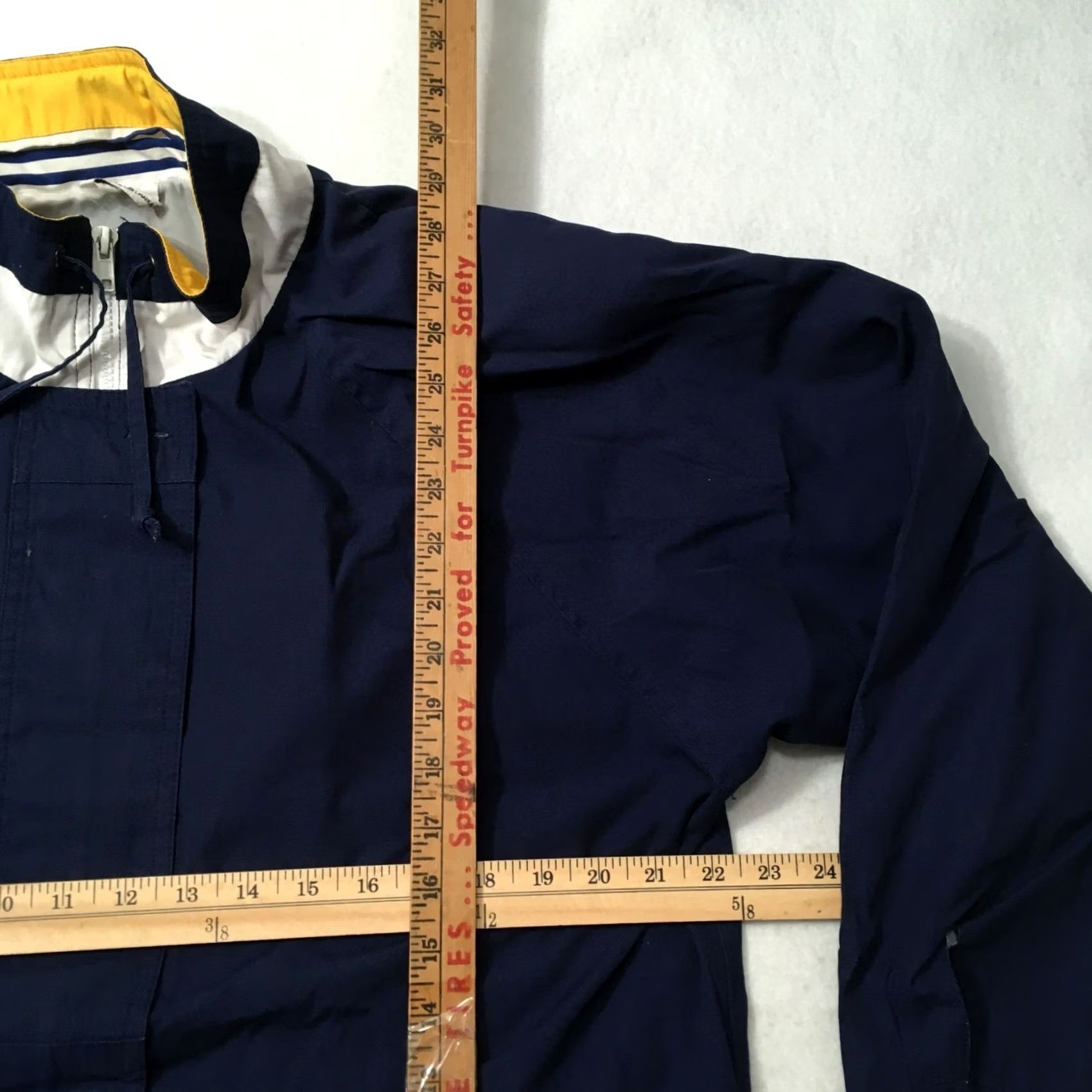 Etro VINTAGE Karizma East LTD Blue Windbreaker Jacket WOMEN Large 80s 90s Full Zip NYLON Jacket Windbreaker Size L / US 10 / IT 46 - 5 Thumbnail
