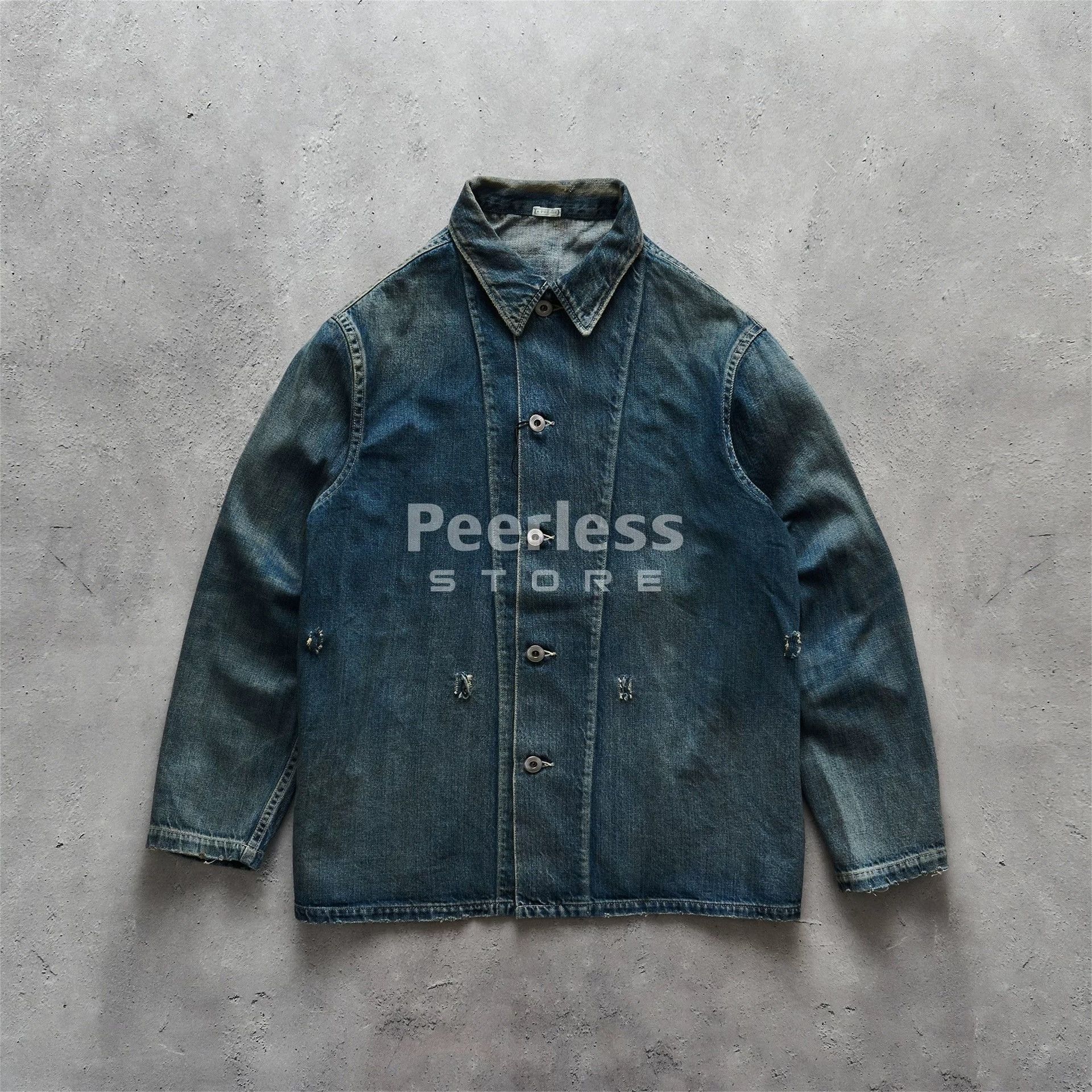 A.PRESSE A.PRESSE US Army Vintage Denim Jacket Size US XL / EU 56 / 4 - 2 Thumbnail