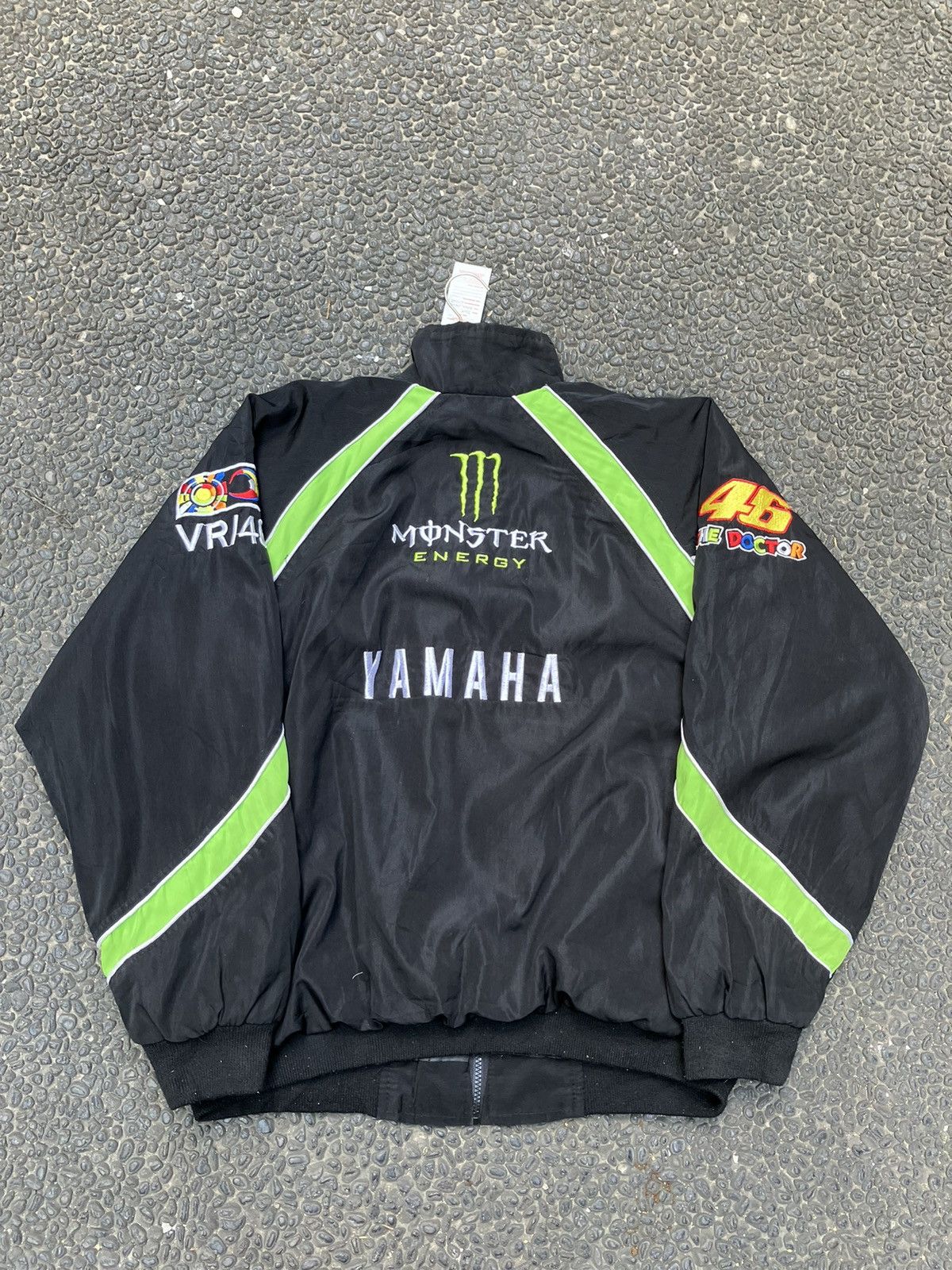 Racing × Vintage × Yamaha Vintage Monster Energy Yamaha VR 46 The Doctor  Team Jacket | Grailed