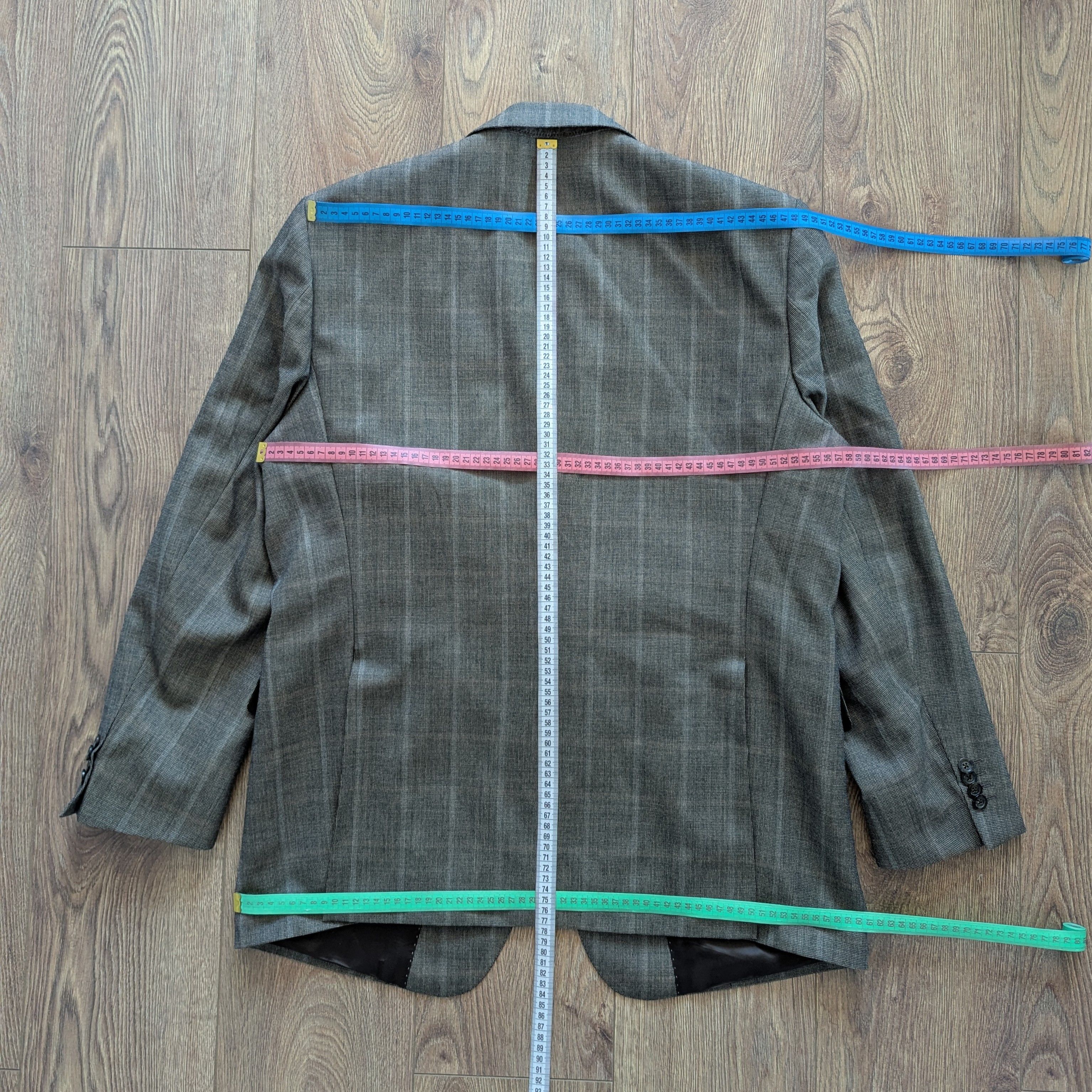 Burberry BURBERRY London K-Knoff Wool & Silk Blazer Jacket Luxury Size 44R - 17 Thumbnail