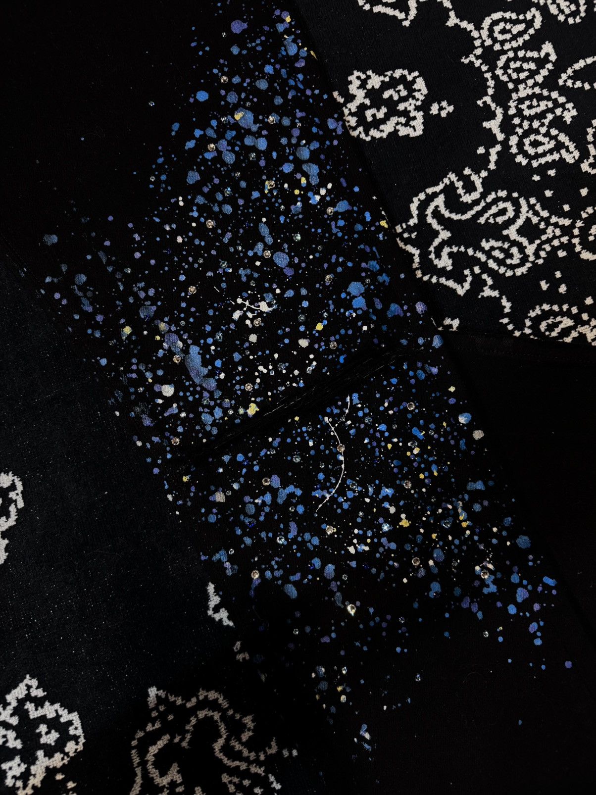 Amiri AMIRI CRYSTAL PAINT SPLATTERED JEANS Size US 34 / EU 50 - 5 Thumbnail