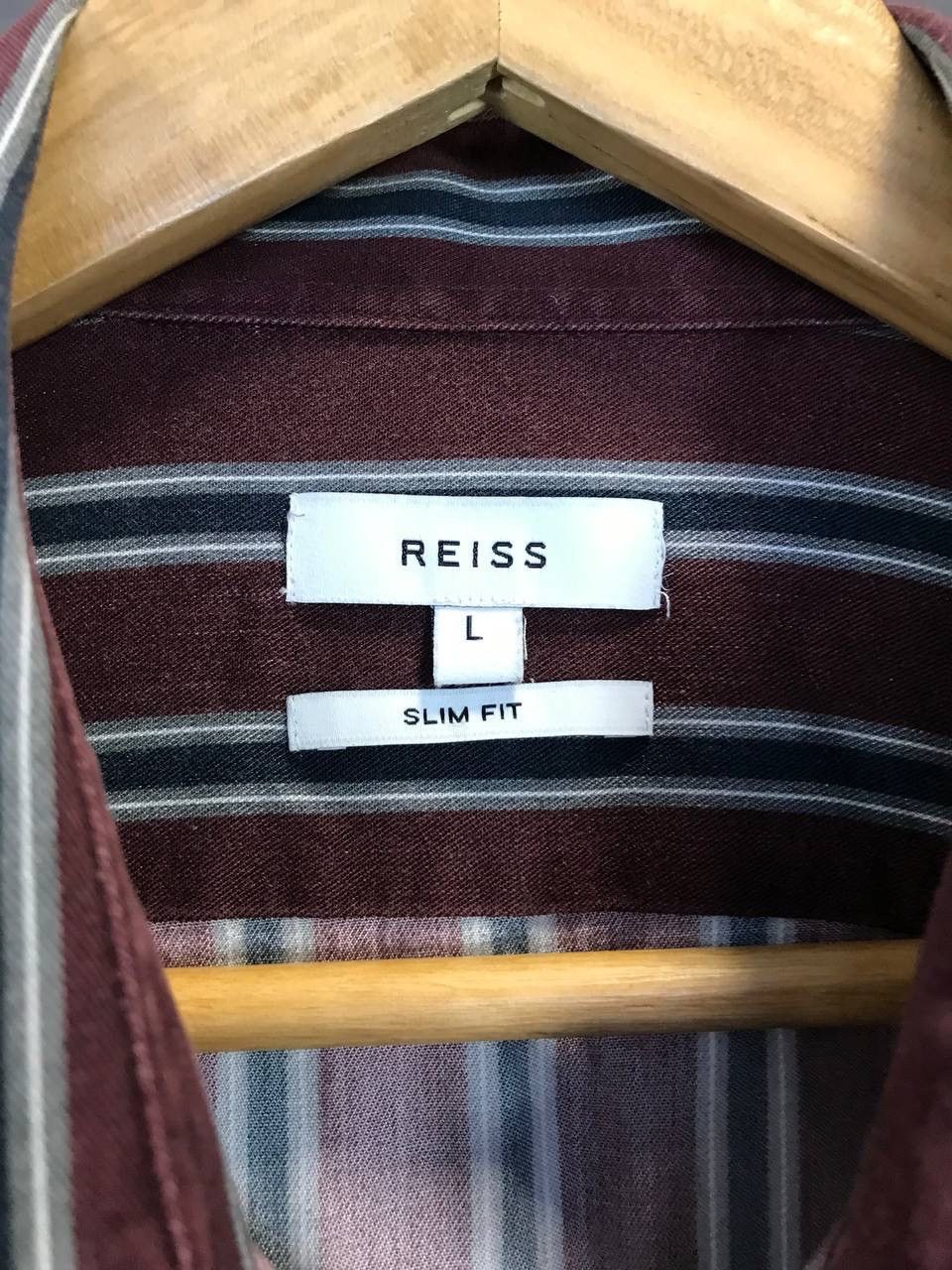 Reiss Reiss striped designer shirt Size US L / EU 52-54 / 3 - 3 Thumbnail