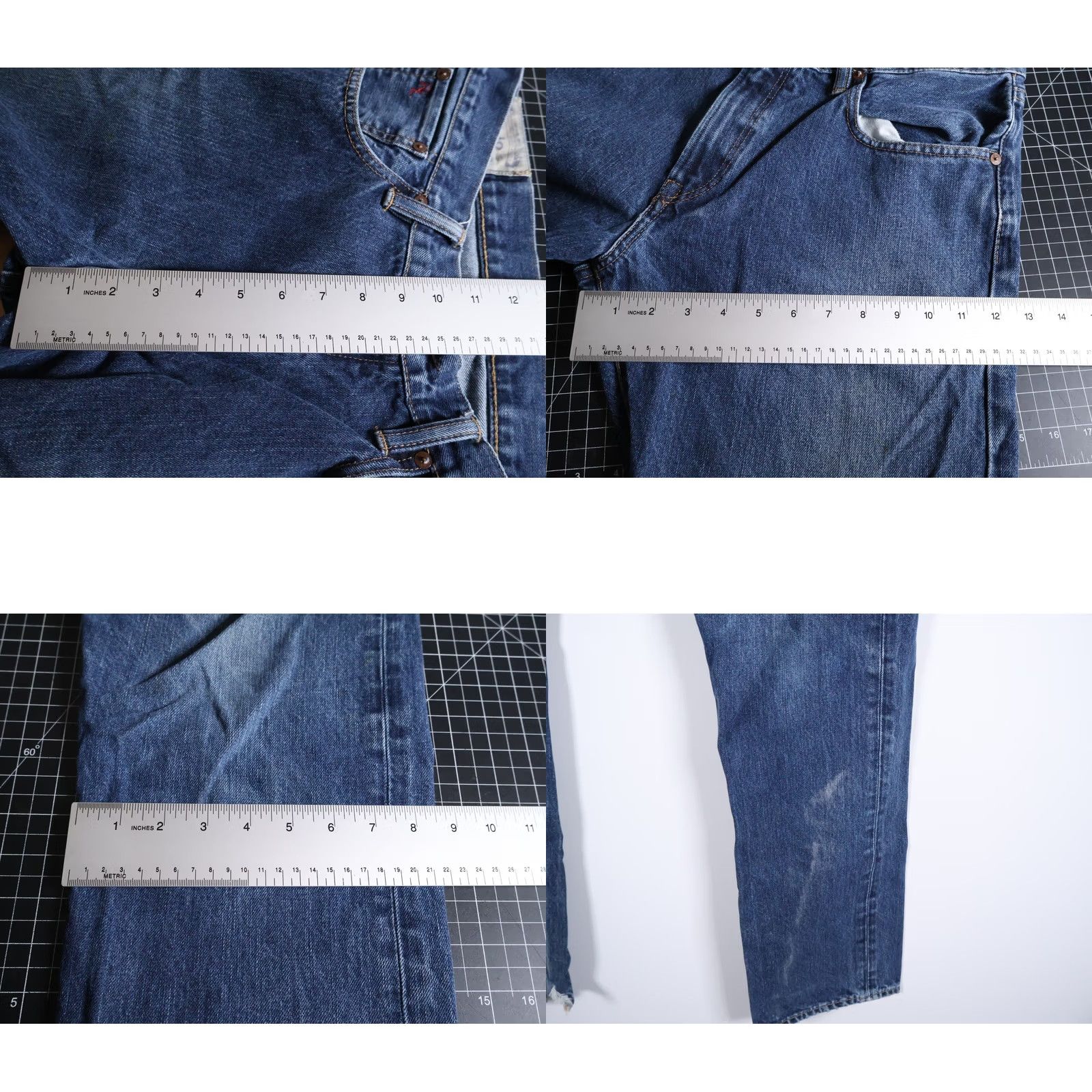 Polo Ralph Lauren Polo Ralph Lauren Jeans Men 34 x 34 Blue Hampton Straight Leg 100% Cotton Denim Vintage 90s Grunge Retro Style Shoes? Size US S / EU 44-46 / 1 - 8 Thumbnail