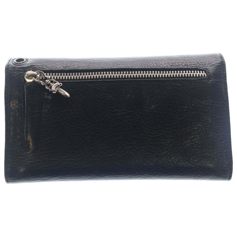 Chrome Hearts Chrome Hearts Wave Leather Wallet Black BCA375 Size ONE SIZE - 2 Thumbnail