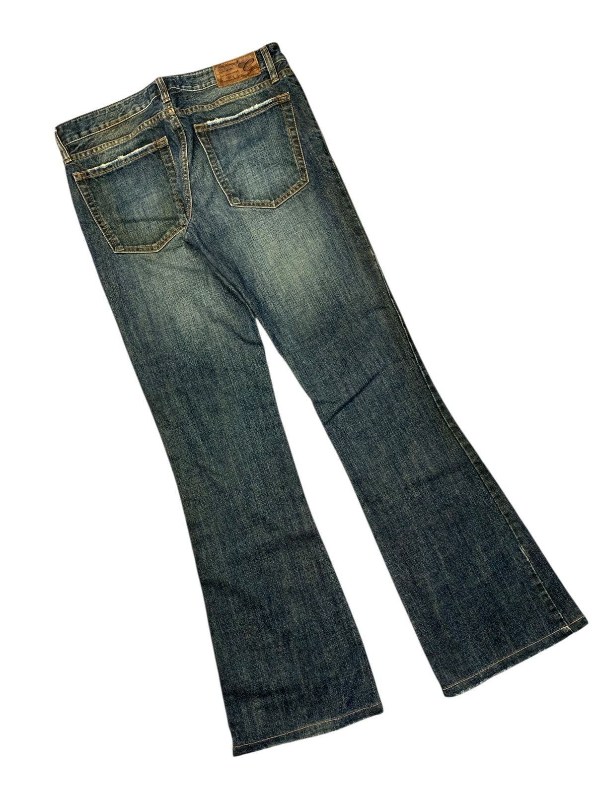 GOA GOA vintage japanese flared faded jeans Size US 31 - 6 Thumbnail