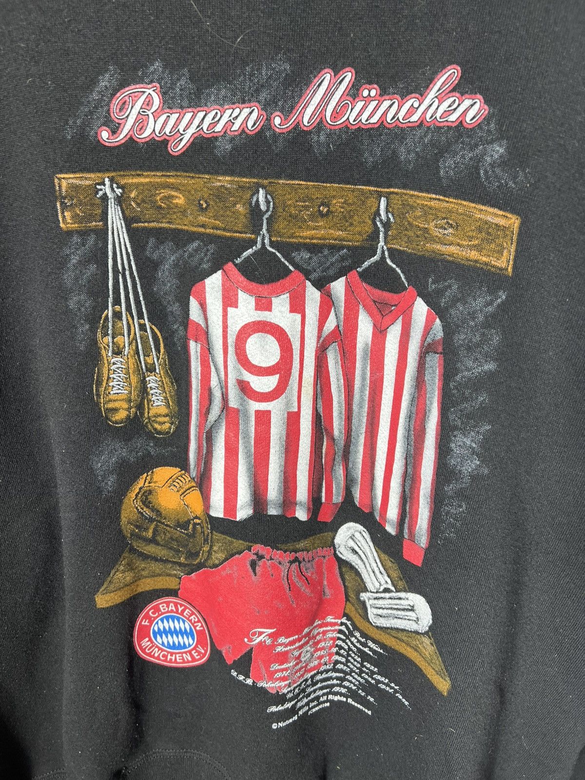 Nutmeg Vintage 90s Nutmeg Buyern Munich Soccer Football Sweatshirt Size US XL / EU 56 / 4 - 2 Thumbnail