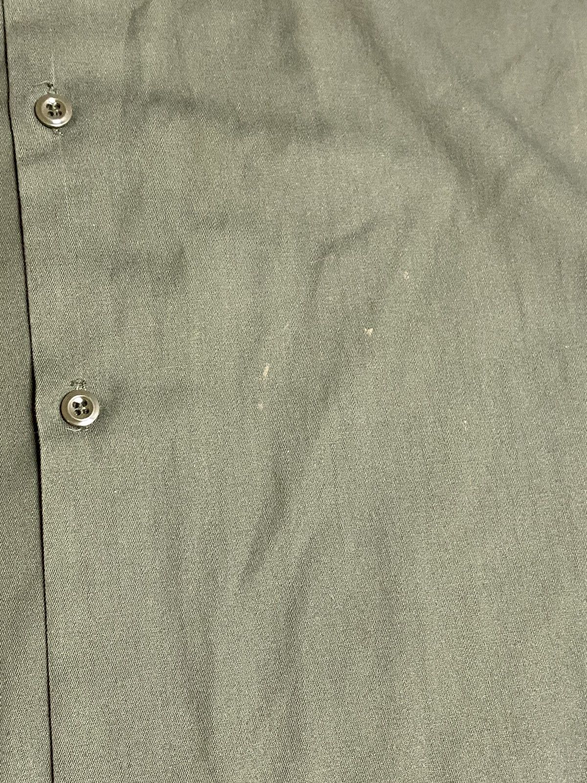 Lee VTG 70s Lee Permanent Press Work Shirt Khaki XL USA Military Size US XL / EU 56 / 4 - 9 Thumbnail