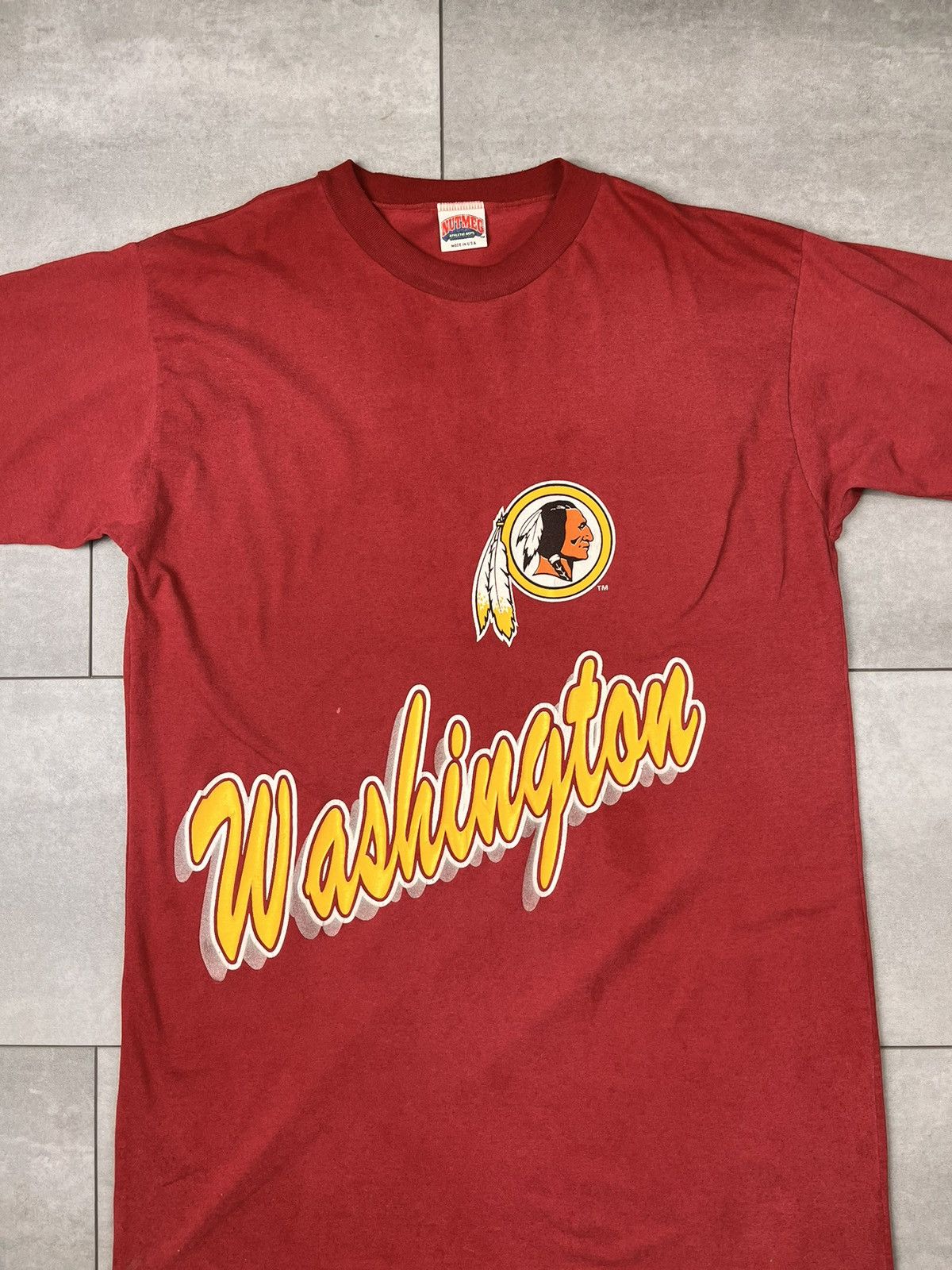 NFL × Nutmeg Nutmeg Redskins t-shirt - made in USA Size US XXL / EU 58 / 5 - 2 Thumbnail