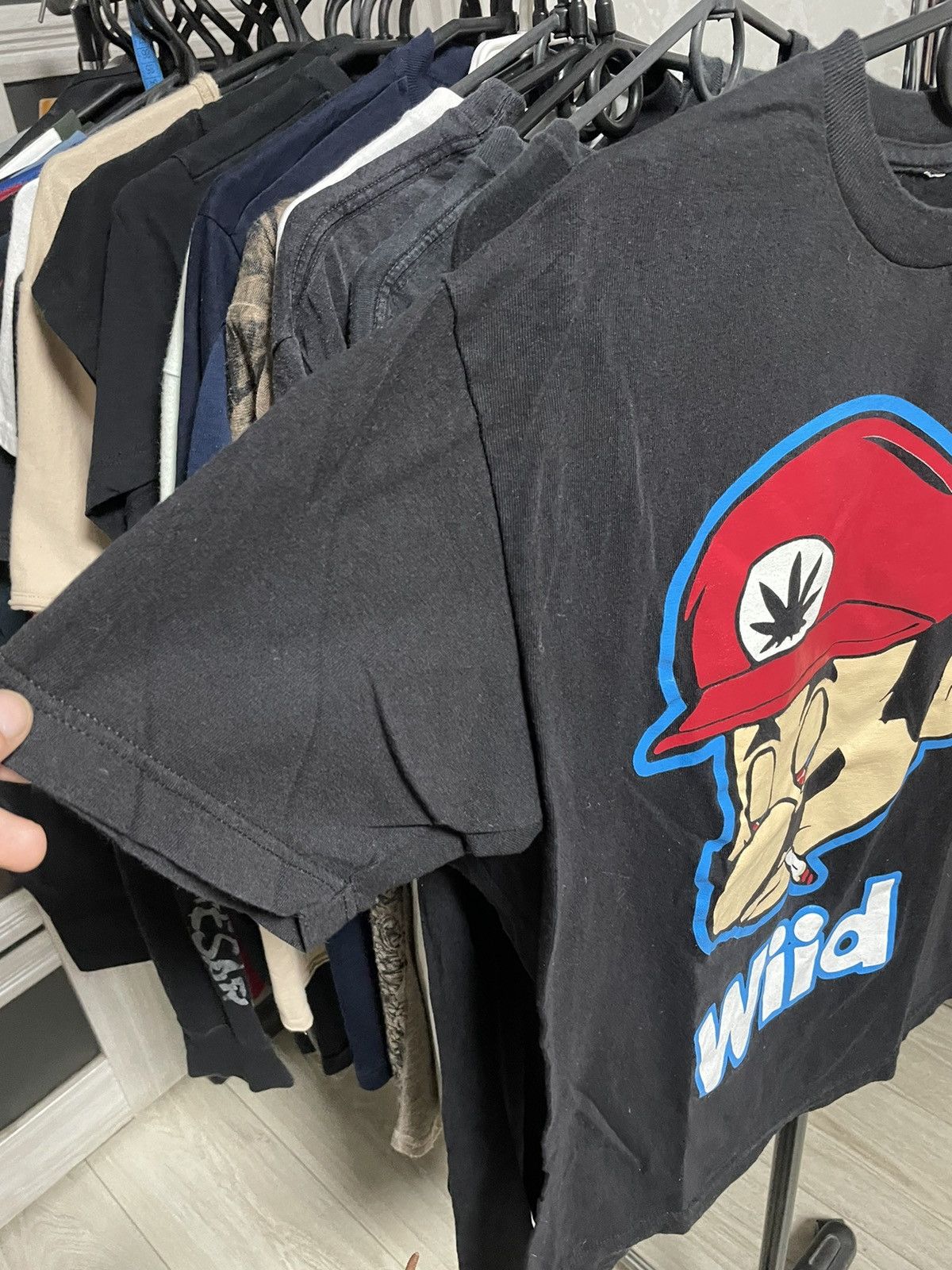 Nintendo Vintage Super Mario Wiid Smoking Weed Tee Rare T Shirt Size US M / EU 48-50 / 2 - 4 Thumbnail