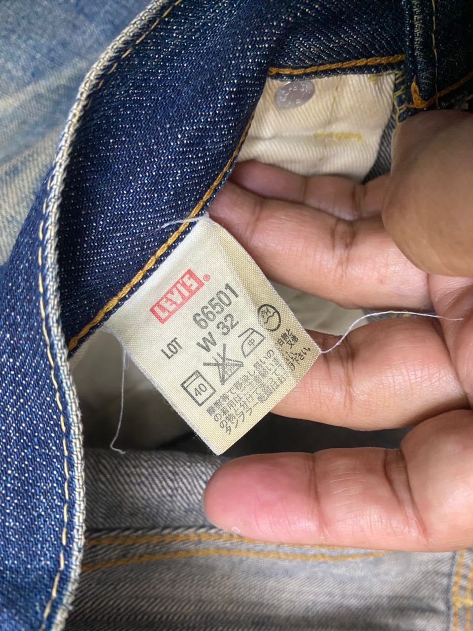 Kapital Vintage Levis 501 Selvedge Distressed Denim Size US 31 - 23 Thumbnail