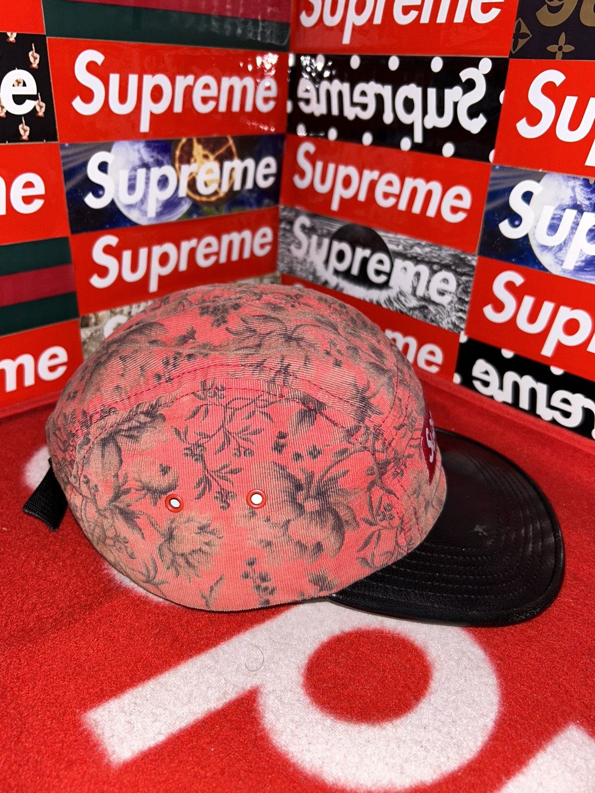 Supreme Supreme Liberty Floral Fabrics 5Panel Camp Cap SS12 RARE HAT Size ONE SIZE - 4 Thumbnail