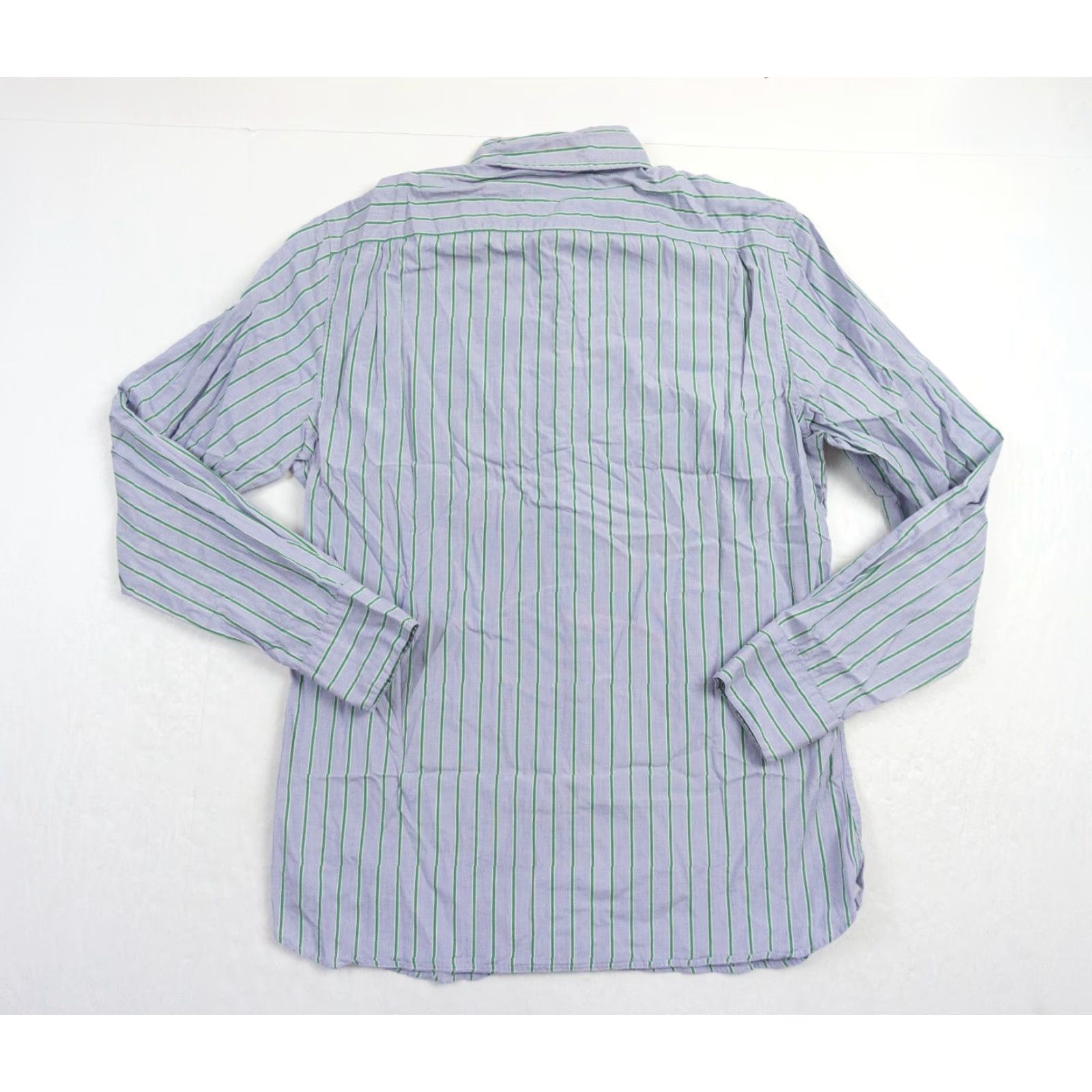 Pinko Thomas Pink Button-Up Shirt Mens Medium Blue Striped Long Sleeve Collared Preppy Size US M / EU 48-50 / 2 - 5 Thumbnail