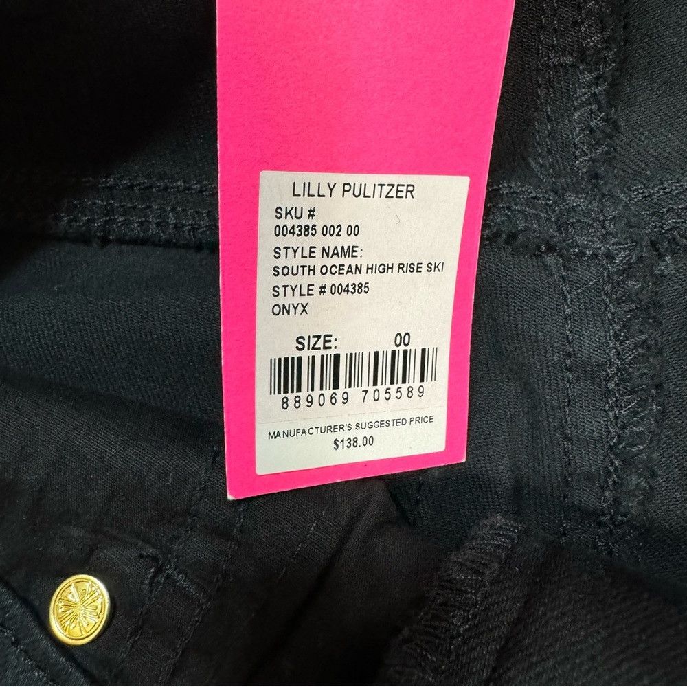 Lilly Pulitzer NWT New $138 Lilly Pulitzer South Ocean High Rise Skinny On Size 24" / US 00 / IT 34 - 6 Thumbnail