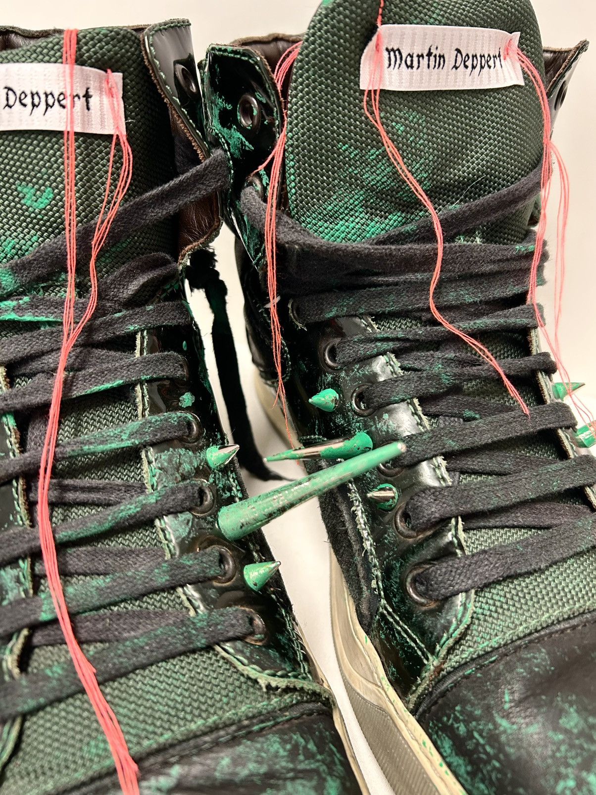 Lanvin 2011 DBB1 Patent High-Top Sneakers — Reworked Size US 8 / EU 41 - 6 Thumbnail