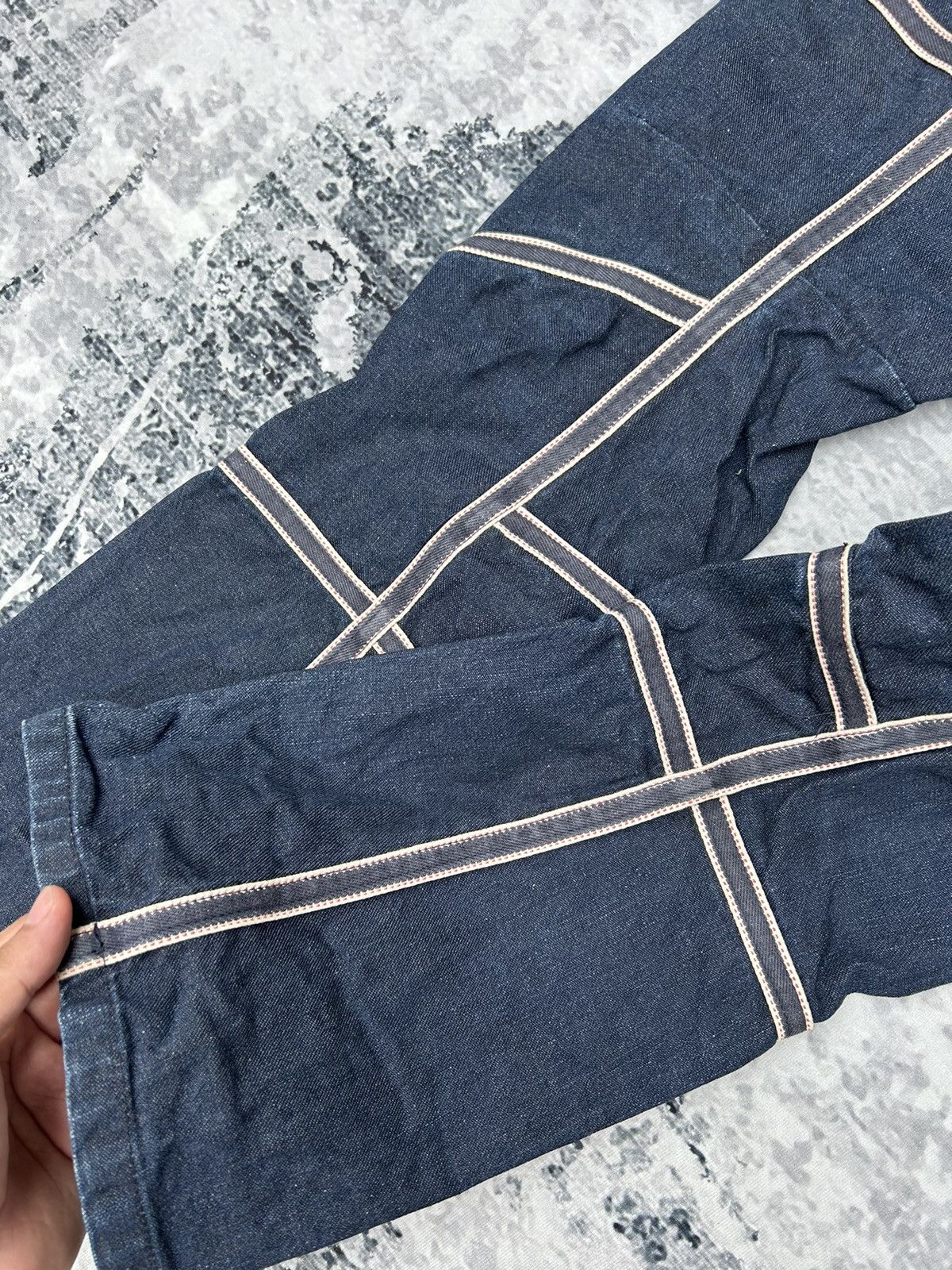 Marithe + Francois Girbaud Marithe Francois Girbaud Jeans “Rare Design” Size US 27 - 8 Thumbnail