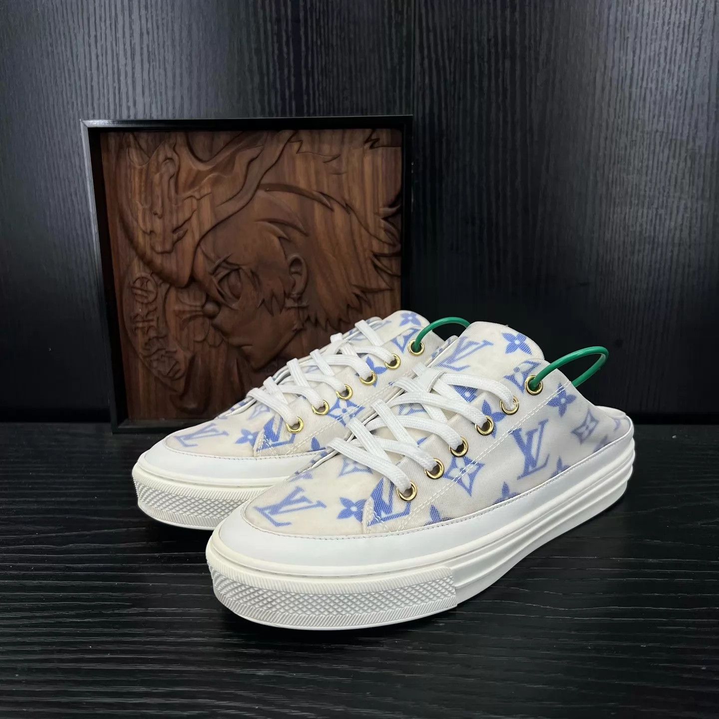 Louis Vuitton LV Stellar Blue & White Women's Shoes 37 Size US 6.5 / IT 36.5 - 1 Thumbnail