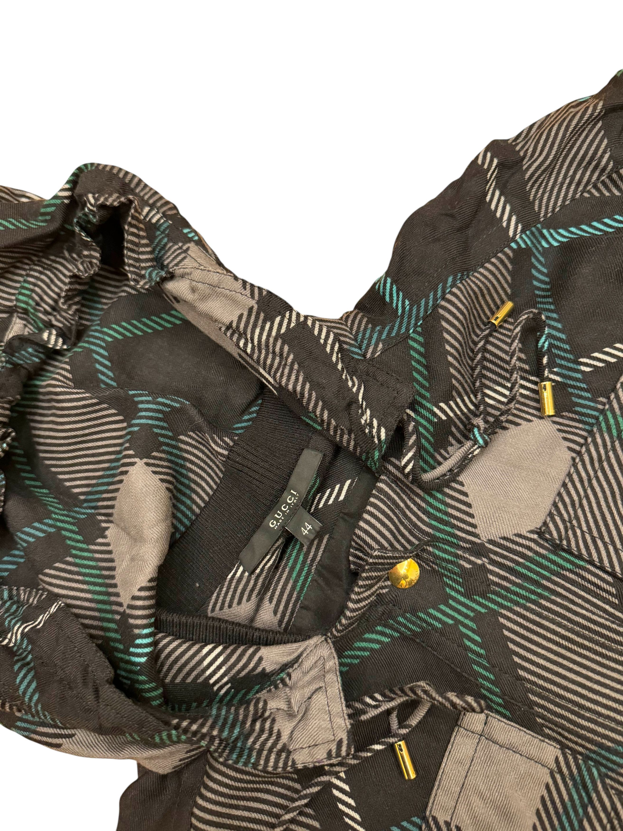Gucci SILK HOODED JACKET Size M / US 6-8 / IT 42-44 - 5 Thumbnail