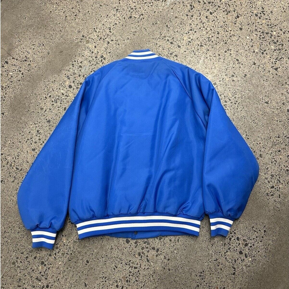 Vintage Vintage West Ark Lightweight Blue Bomber Jacket Size XL Size US XL / EU 56 / 4 - 3 Thumbnail