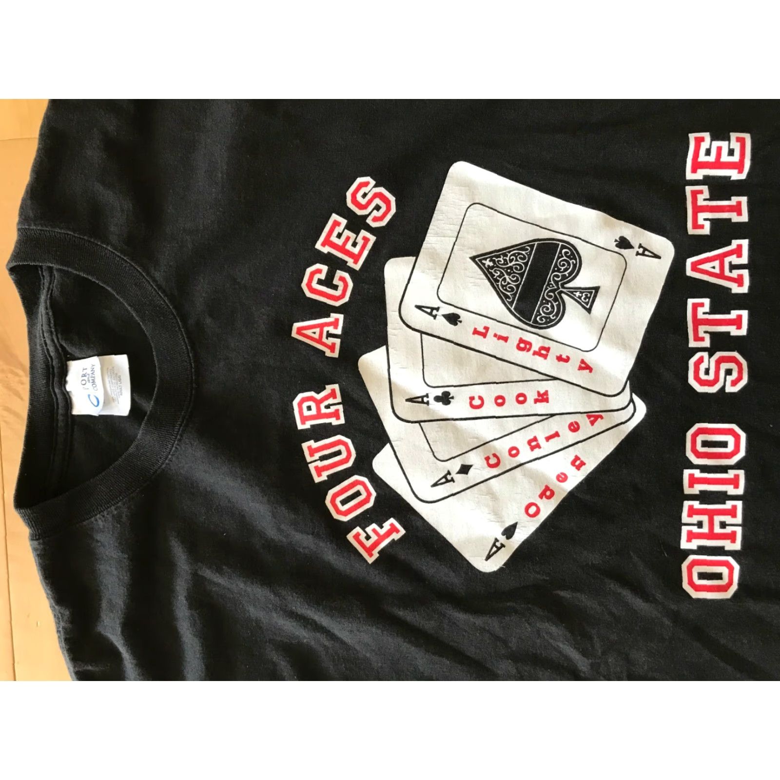 Champion VINTAGE Ohio State Basketball L Mens T-Shirt Final 4 OSU Oden Conley Jersey Aces Gray Size US L / EU 52-54 / 3 - 3 Thumbnail
