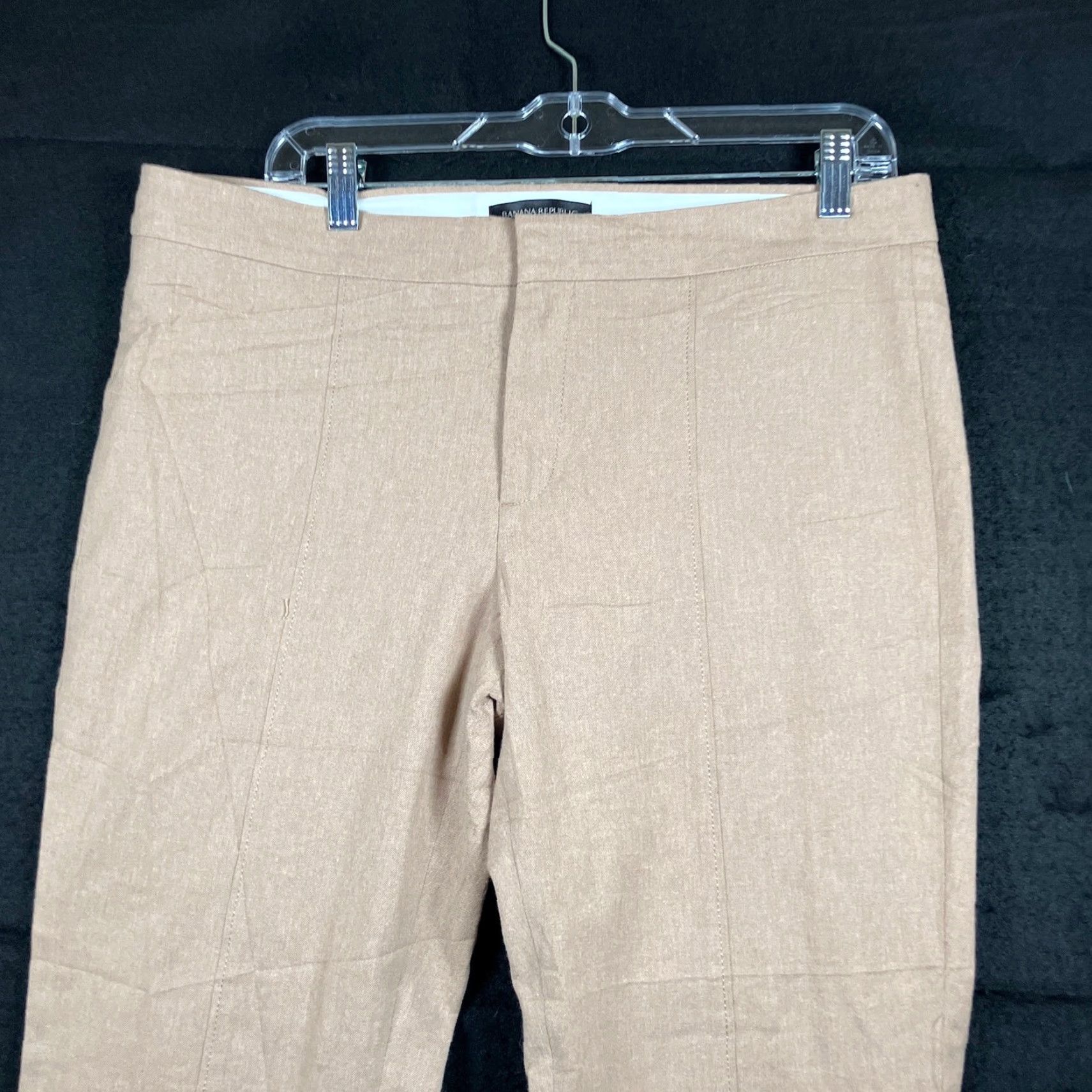 Banana Republic Banana Republic Womens Pants Sand Mid Rise Sloan Fit Straight Stretch 10 Size 32" / US 10 / IT 46 - 2 Thumbnail