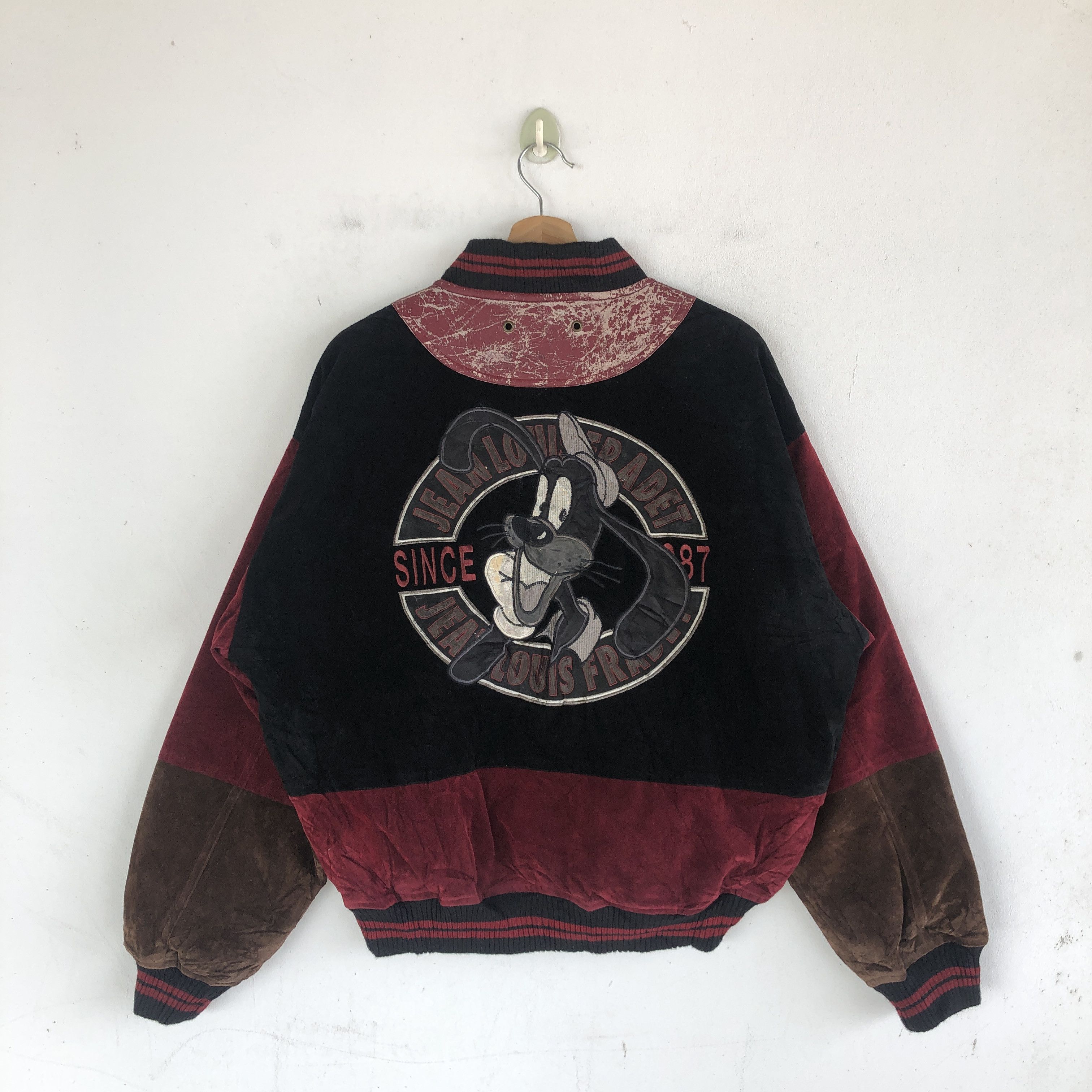Vintage Vintage Jean Louis Fradet Varsity Jacket Wool Jacket Size US XL / EU 56 / 4 - 1 Thumbnail