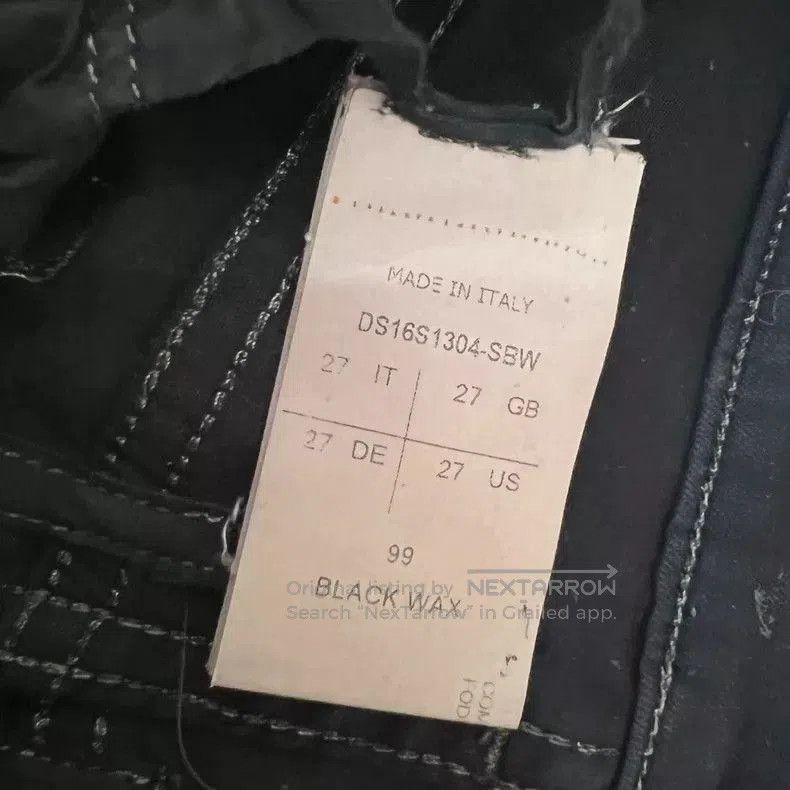 Rick Owens Rick Owens Thick Wax Cropped Pants. Size US 27 - 4 Thumbnail