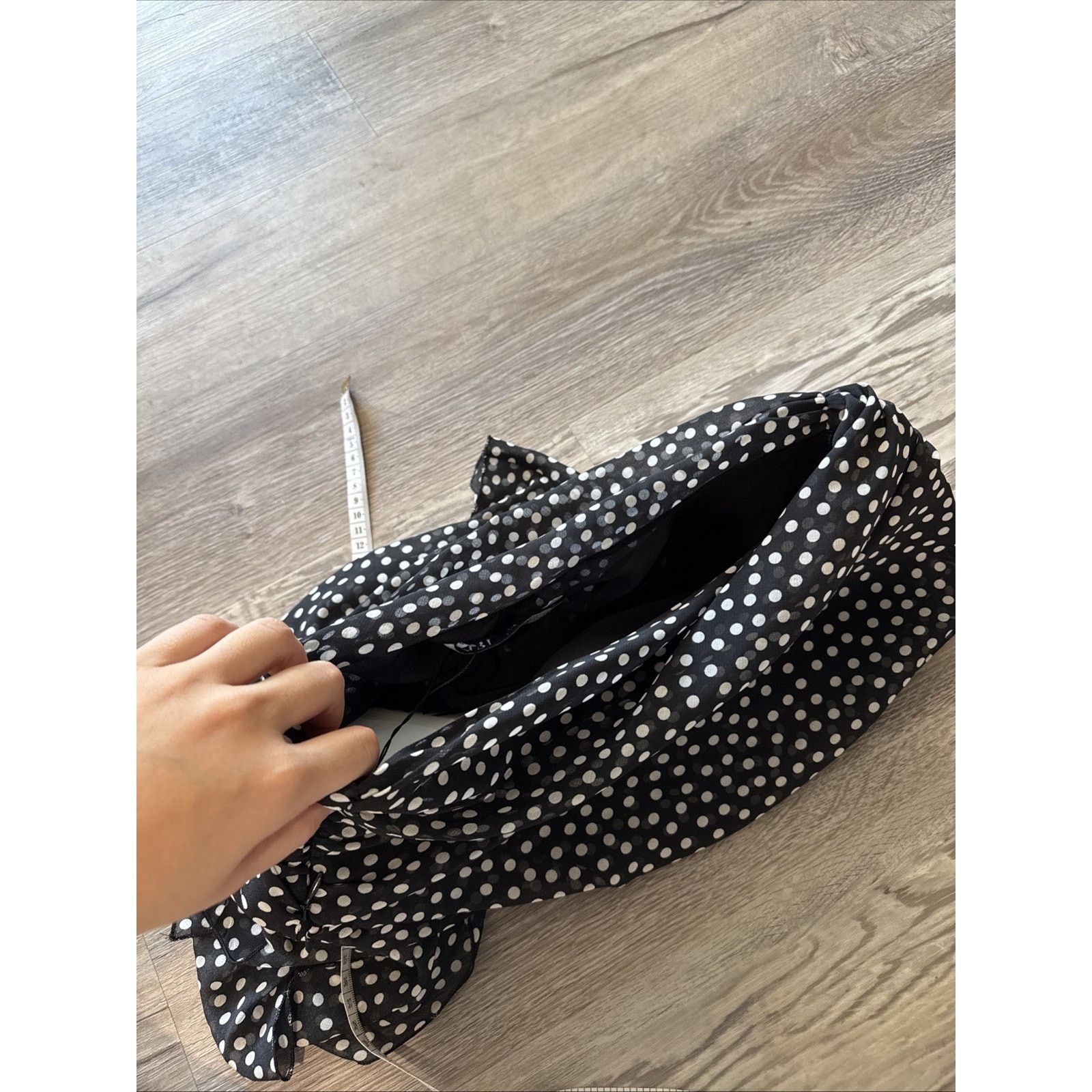 Zara Zara Asymmetric Polka Top Size Xs Brand New With Tag Size XS / US 0-2 / IT 36-38 - 9 Thumbnail