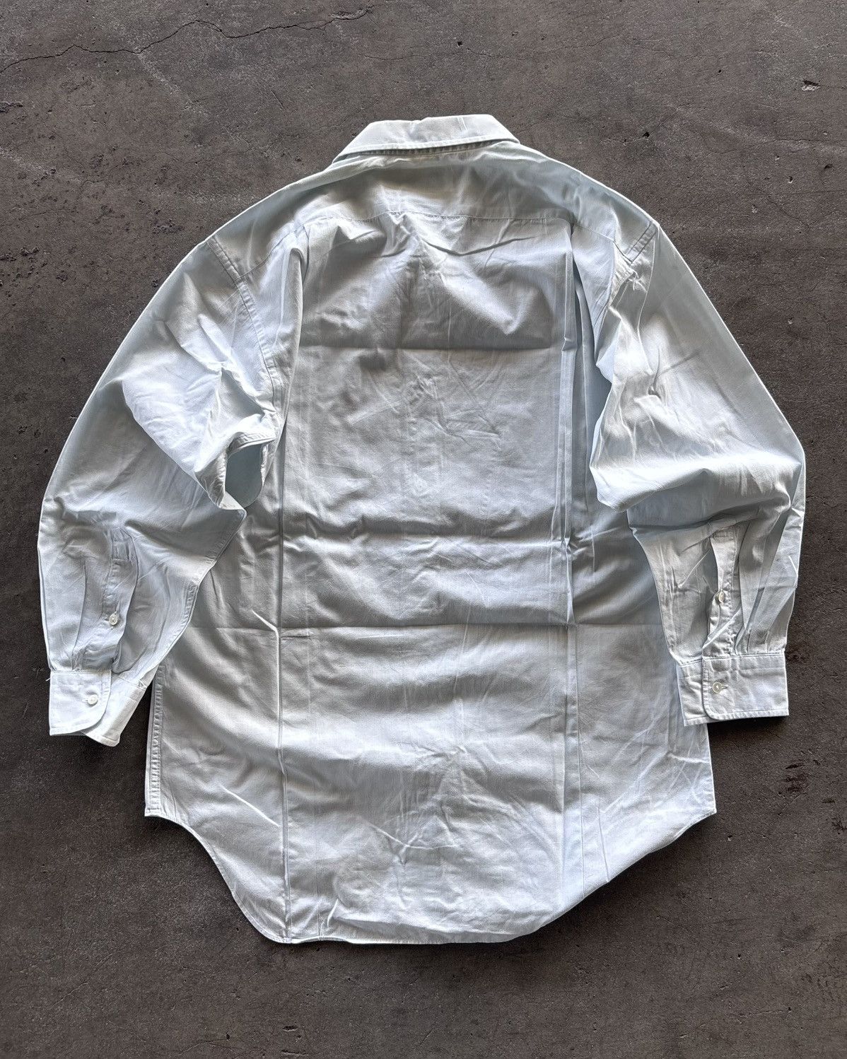 Issey Miyake × Japanese Brand Issey Miyake Design Studio Blue Button Up Shirt Size US L / EU 52-54 / 3 - 7 Thumbnail