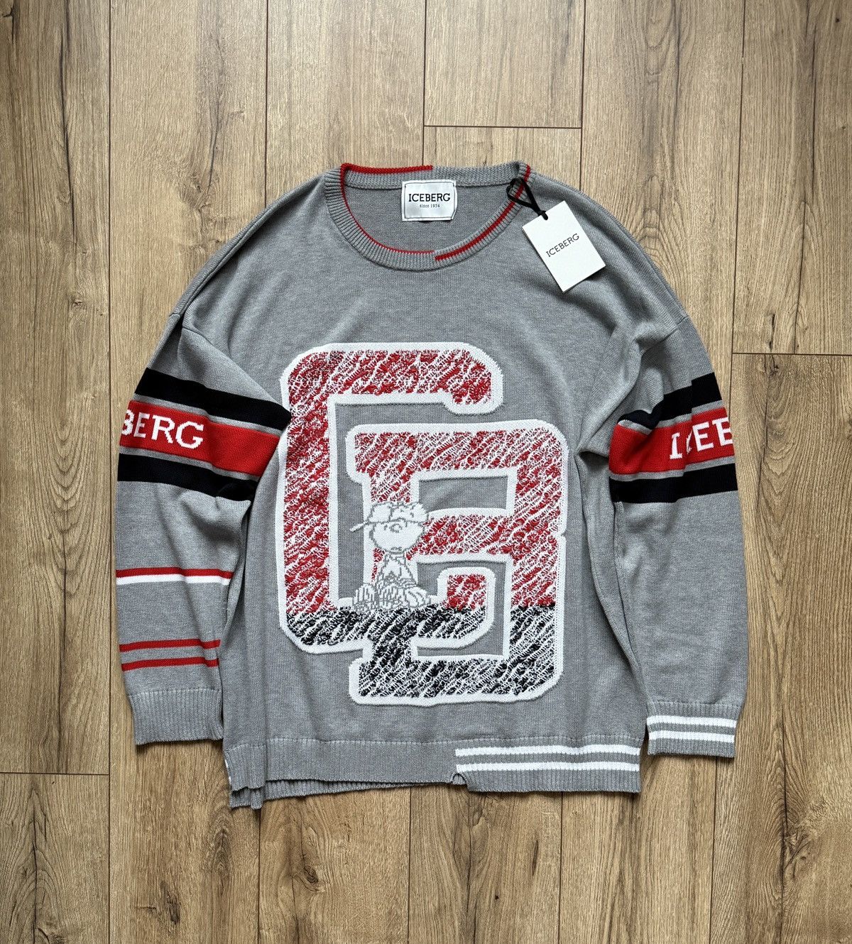 Iceberg Sweter Iceberg Maglia Girocollo Snoopy Size US XXL / EU 58 / 5 - 1 Thumbnail