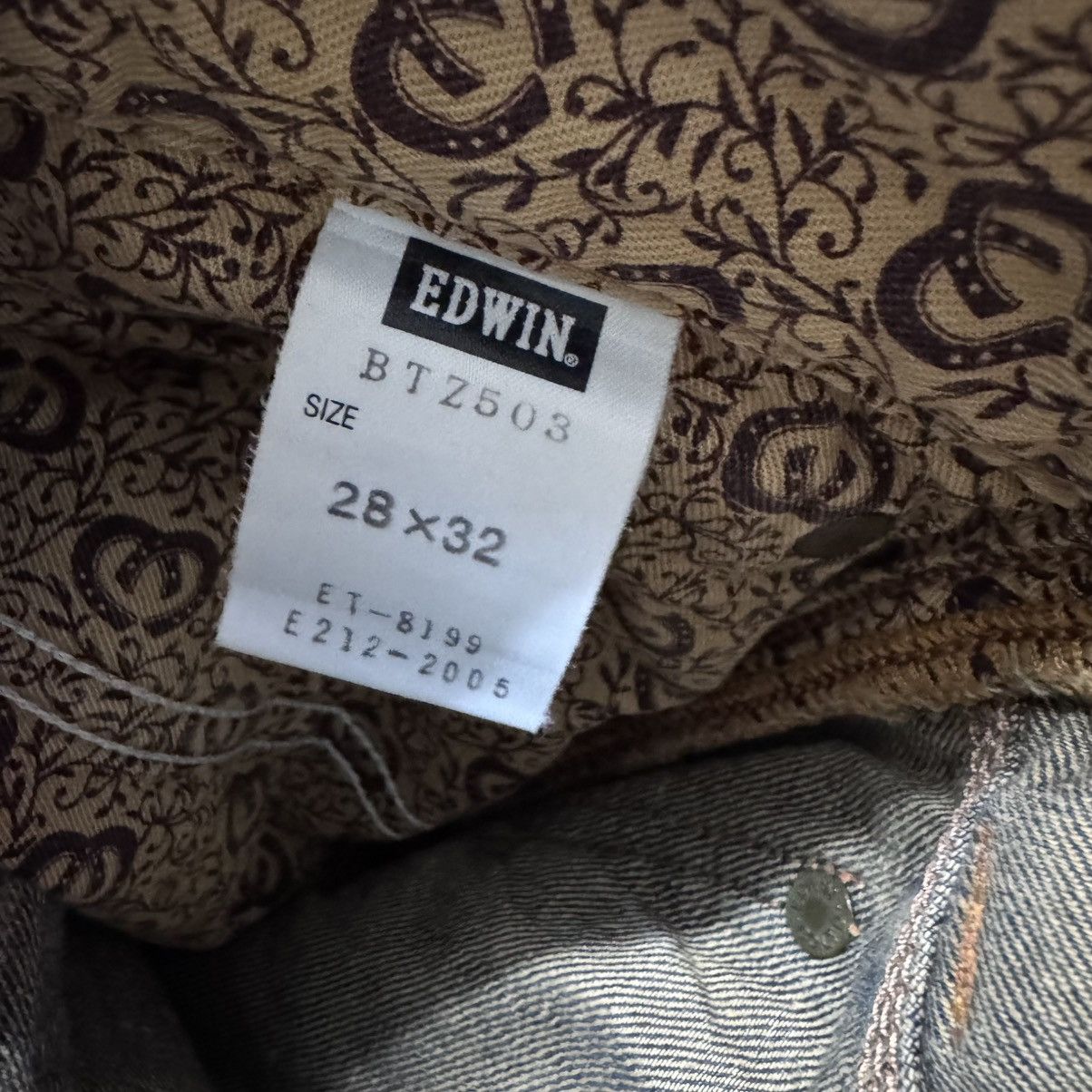 Edwin Vintage Edwin 503 Distressed Denim Jeans Size US 28 / EU 44 - 19 Thumbnail